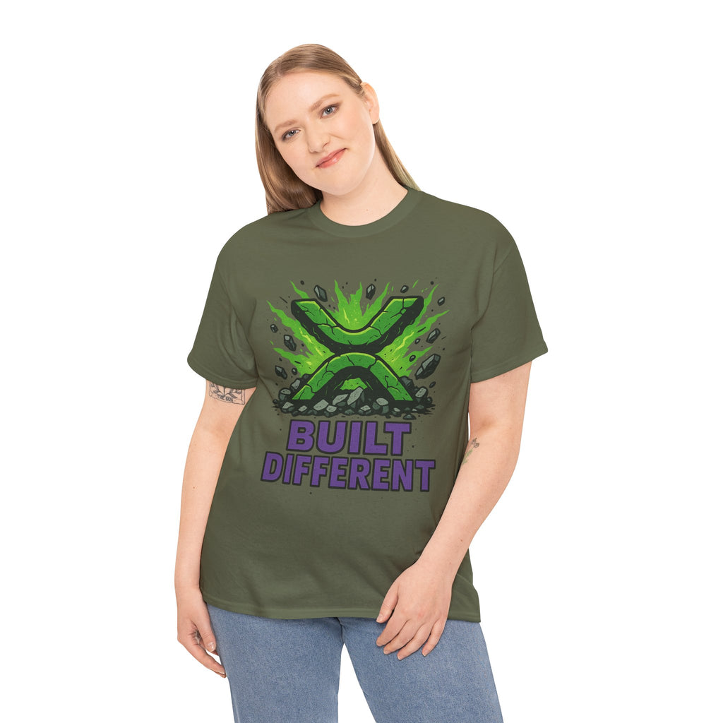 Built Different T-Shirt — Green Gamer Logo Tee