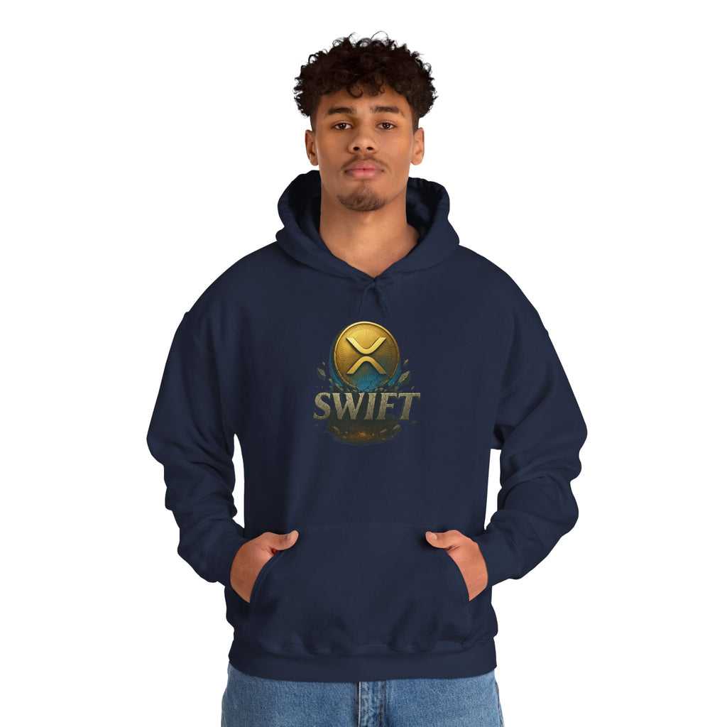 XRP Swell Hoodie — Crypto Ripple Logo Pullover