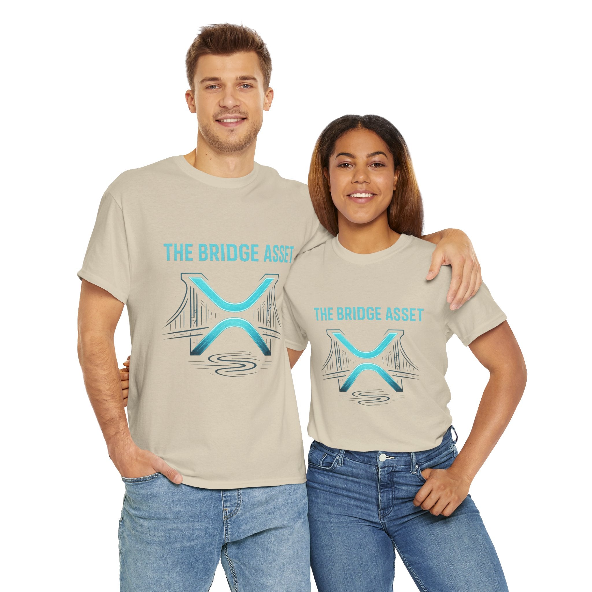XRP 'The Bridge Asset' Graphic Tee — Crypto Ripple Logo Shirt
