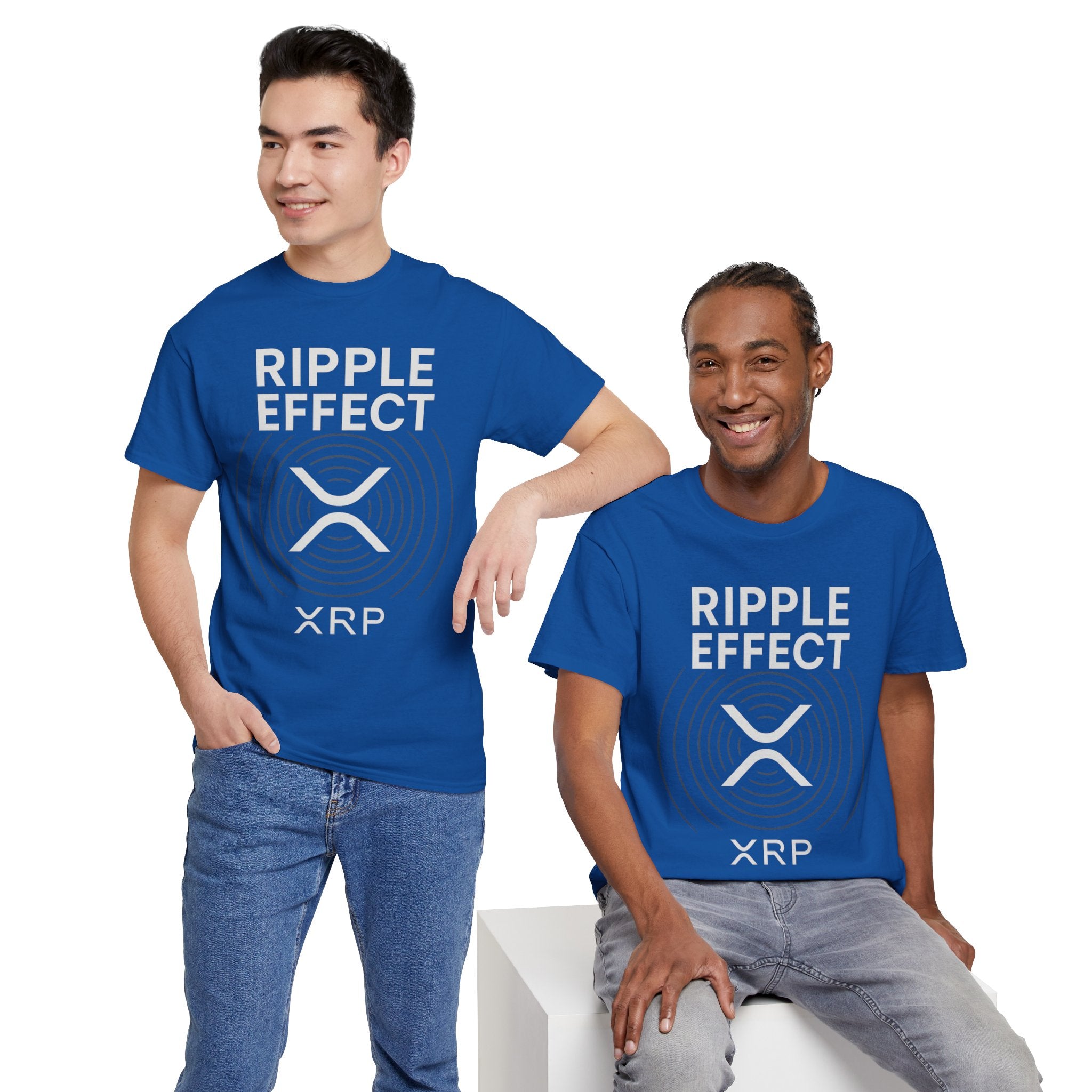 Ripple Effect XRP Tee — Minimal Cryptocurrency Logo T-Shirt