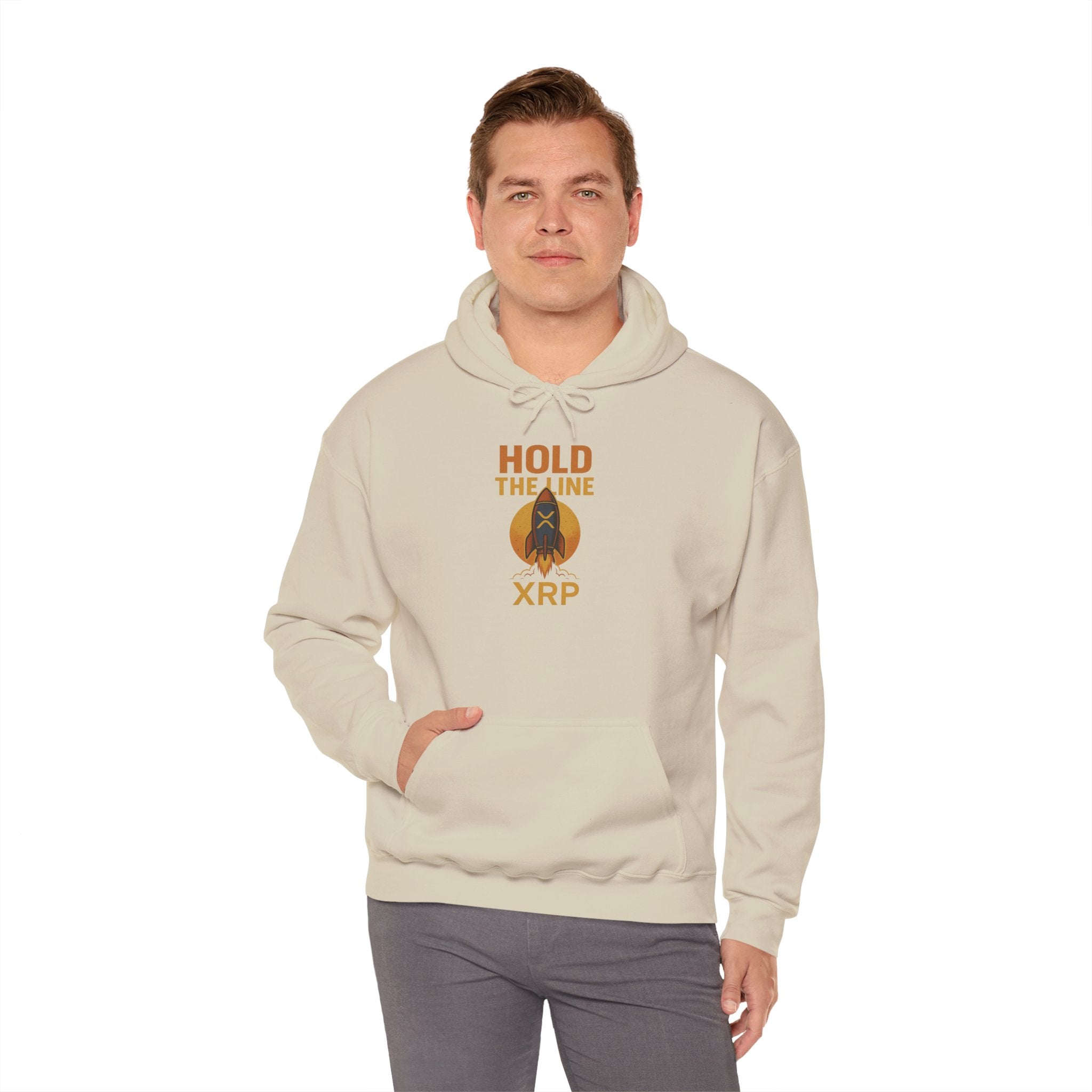 XRP 'Hold the Line' Hoodie — Crypto Supporter Sweatshirt