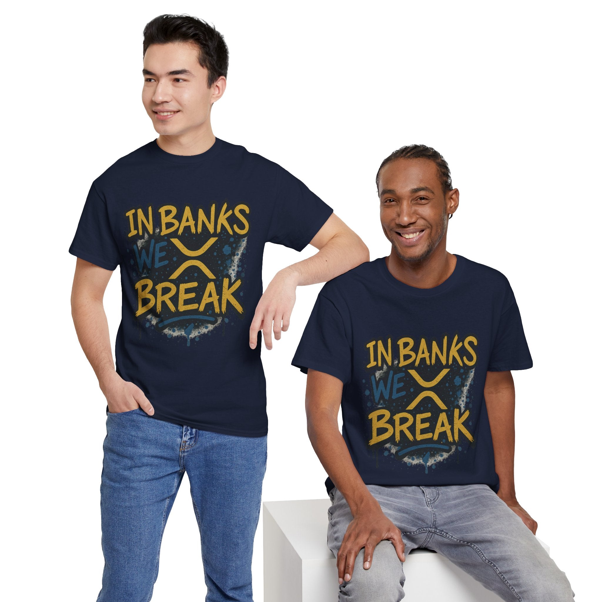 Ripple 'In Banks We Break' Graphic Tee — Crypto XRP Streetwear