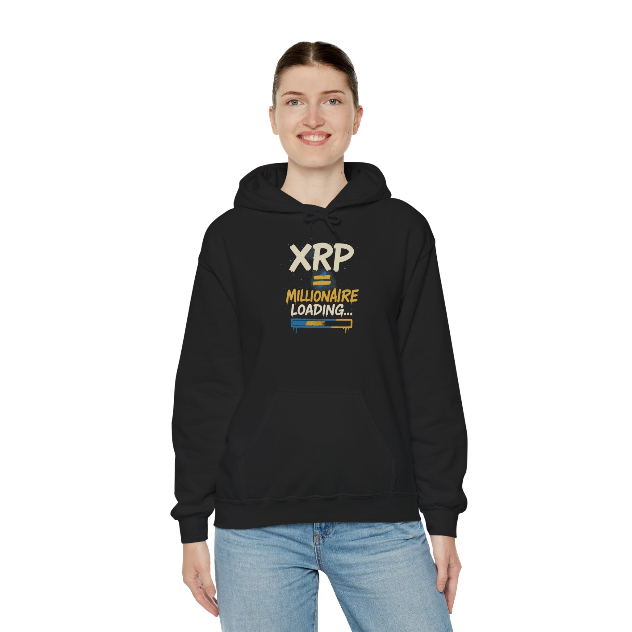 XRP "Millionaire Loading" Hoodie - Crypto Investor Sweatshirt