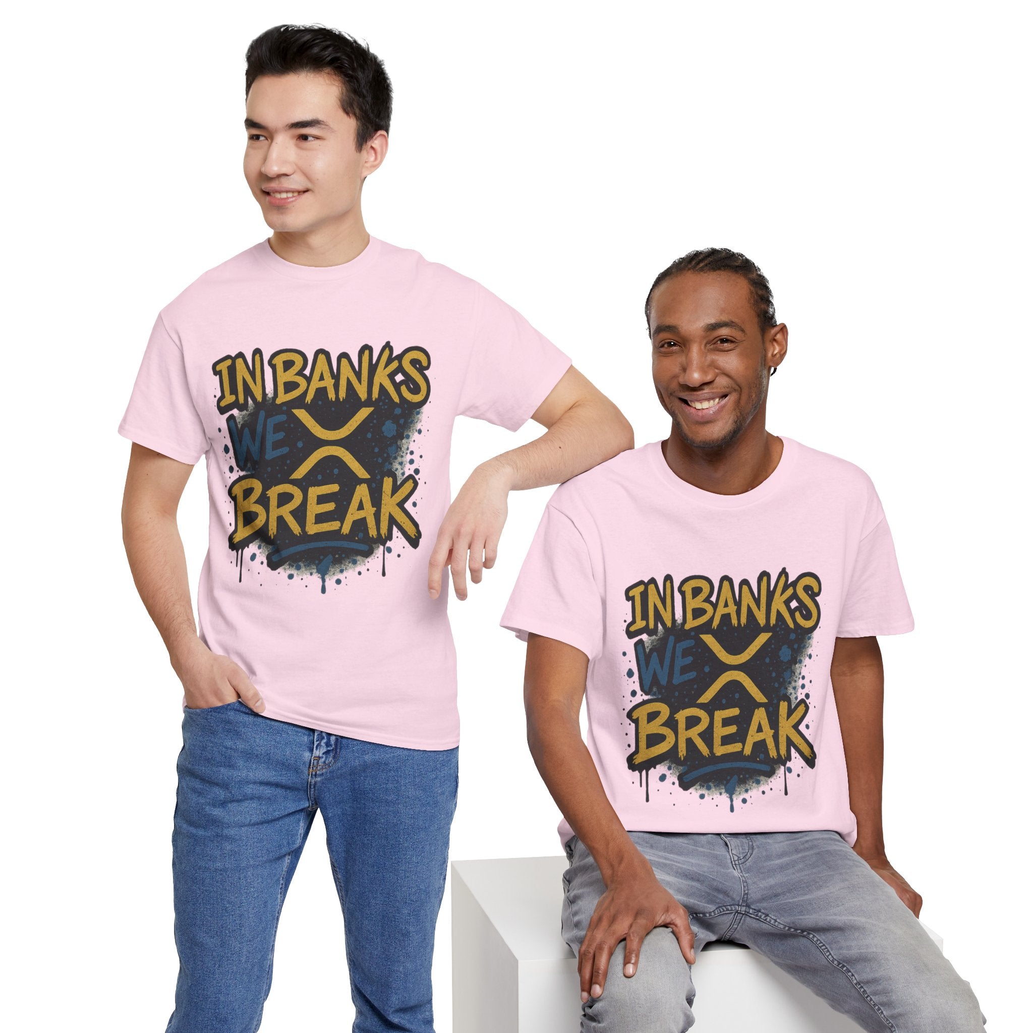 Ripple 'In Banks We Break' Graphic Tee — Crypto XRP Streetwear