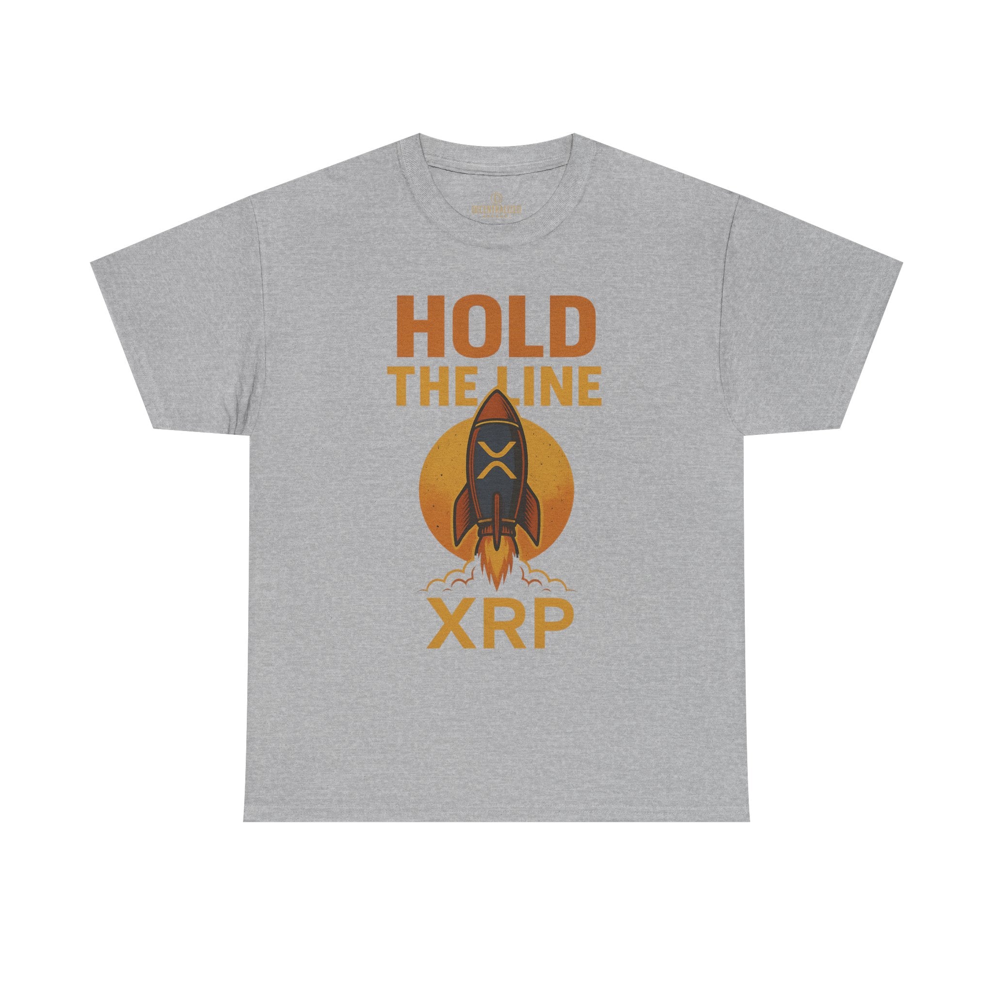 XRP Hold The Line Rocket Tee — Crypto Investor T‑Shirt