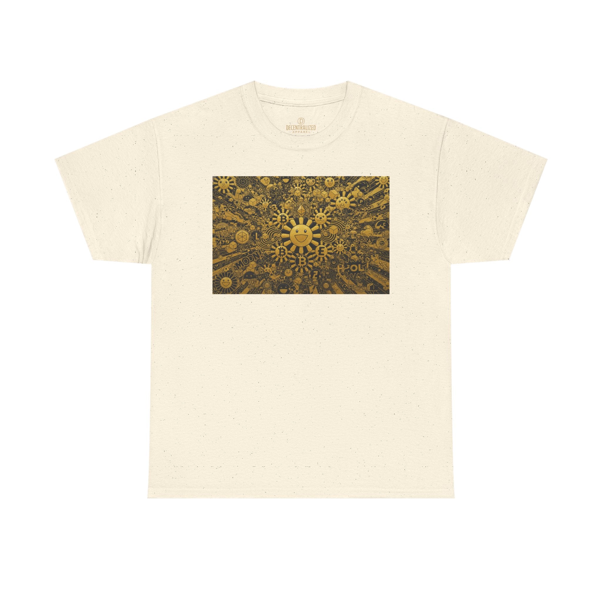 Sunflower Burst T‑Shirt — Golden Sunflower Pattern Tee