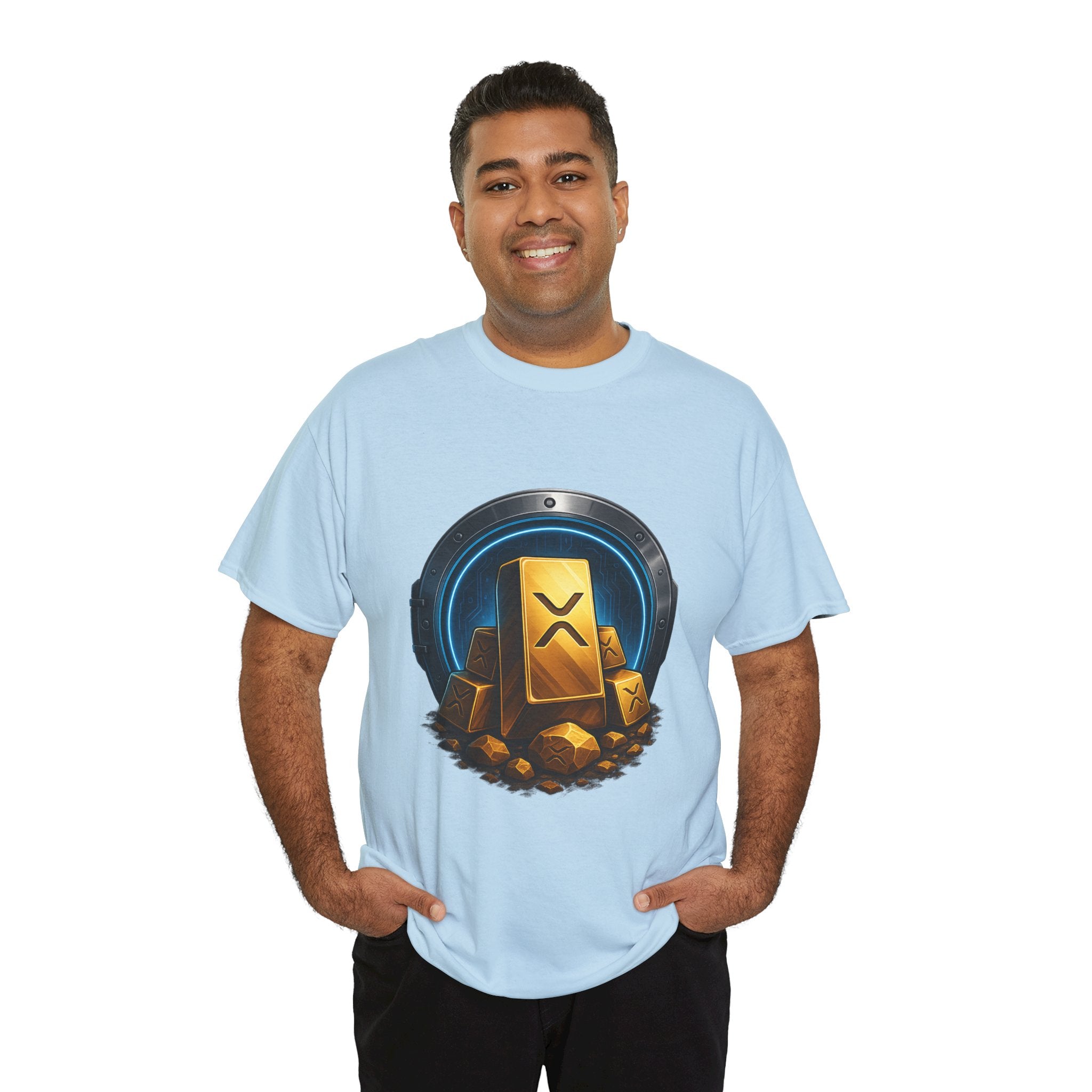 Crypto Gold Bars T-Shirt — Ripple (XRP) Stack Graphic Tee