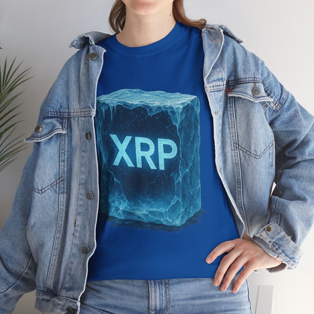 XRP Ice Block Tee — Crypto Ripple Logo T-Shirt
