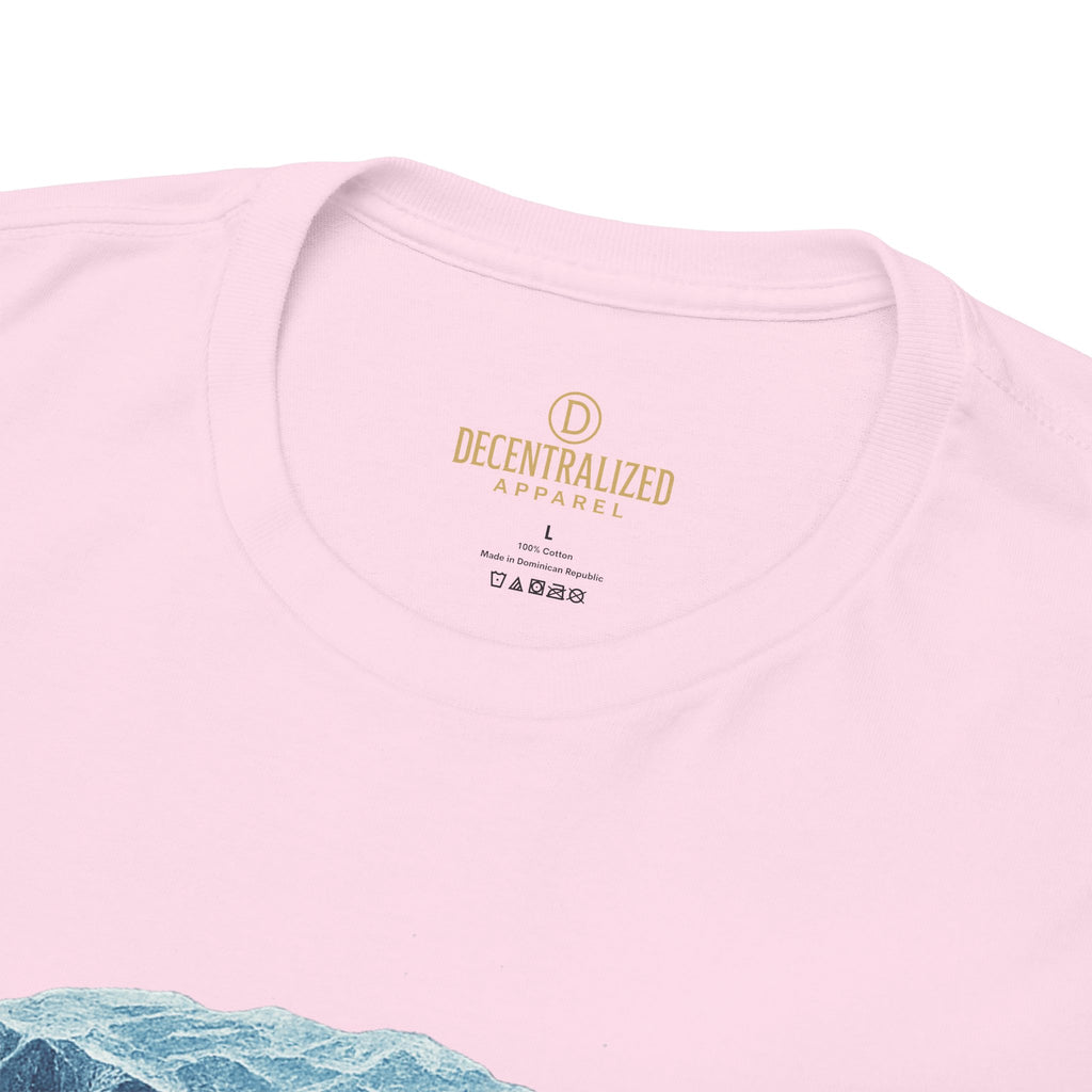 Cold Flow Ripple Logo T‑Shirt — 'Cold Flow: Built Different' Ice Cube Design