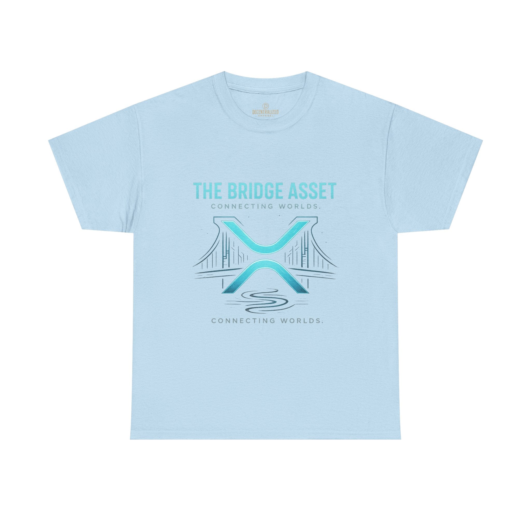 The Bridge Asset Tee – 'Connecting Worlds' Crypto Ripple X Logo T-Shirt