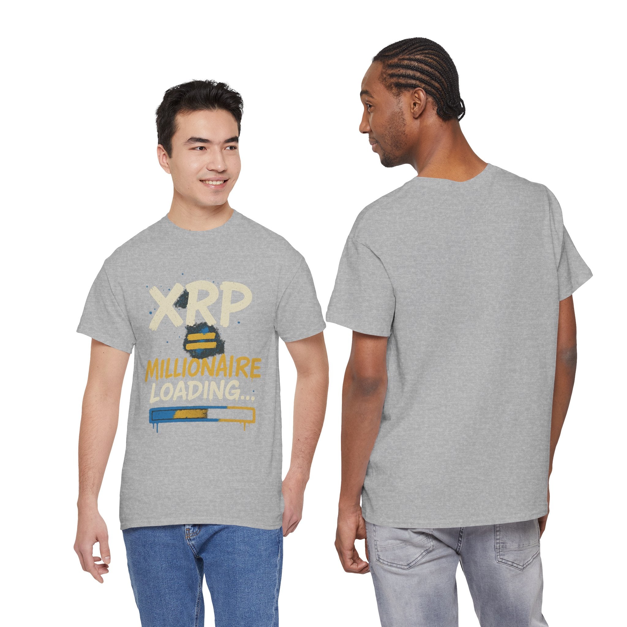 XRP Millionaire Loading T-Shirt — Crypto Investor Progress Tee