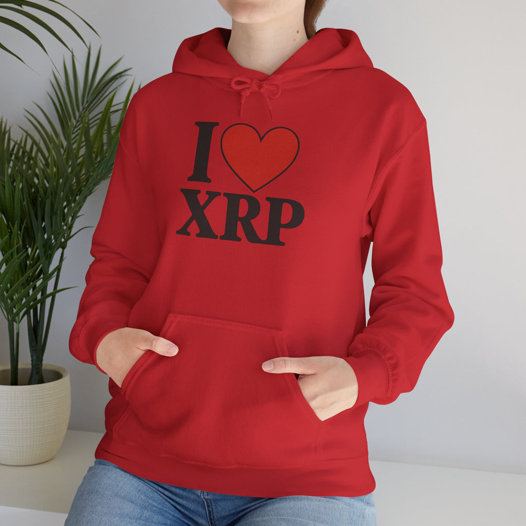 I  XRP Hoodie — Crypto Enthusiast Ripple Sweatshirt