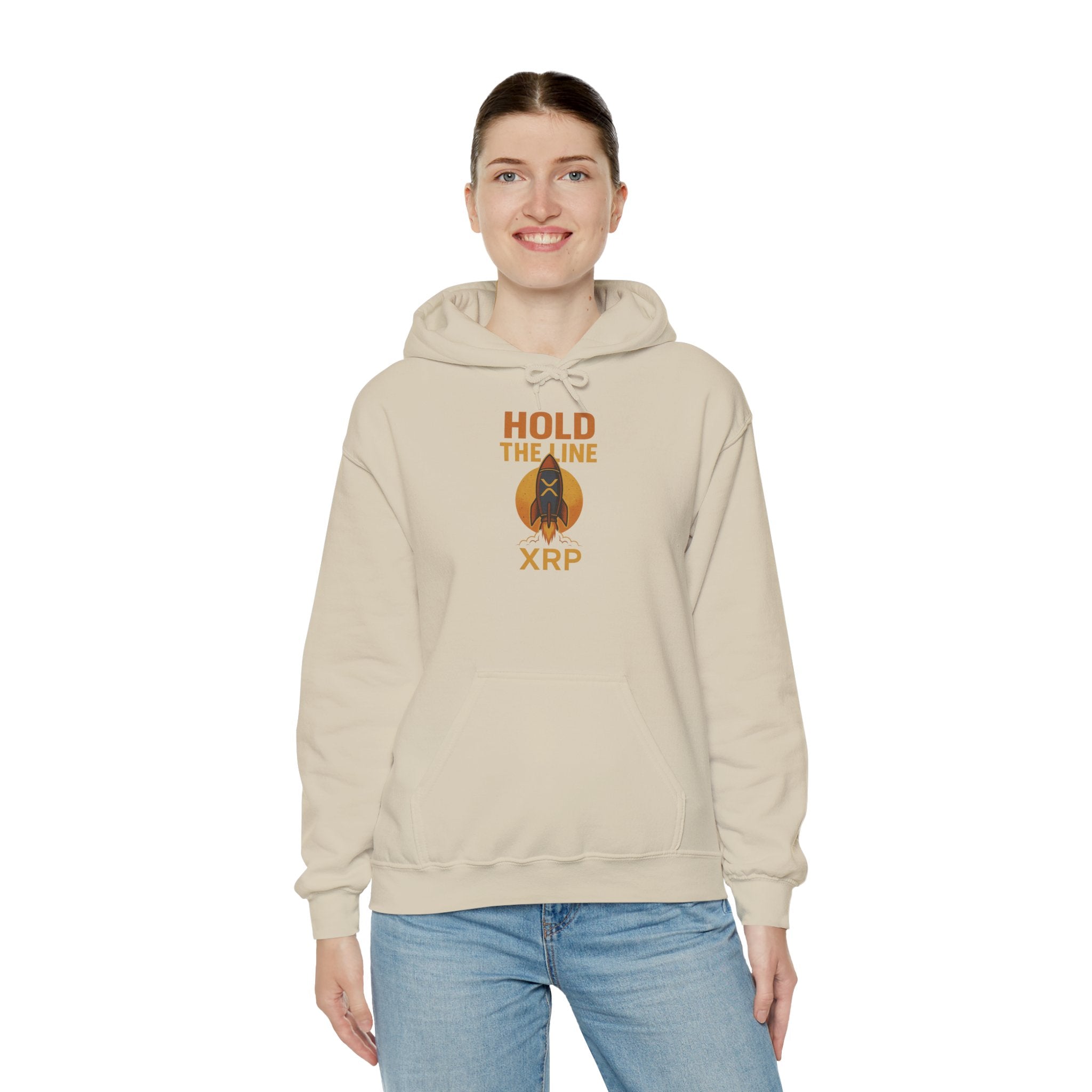 XRP 'Hold the Line' Hoodie — Crypto Supporter Sweatshirt