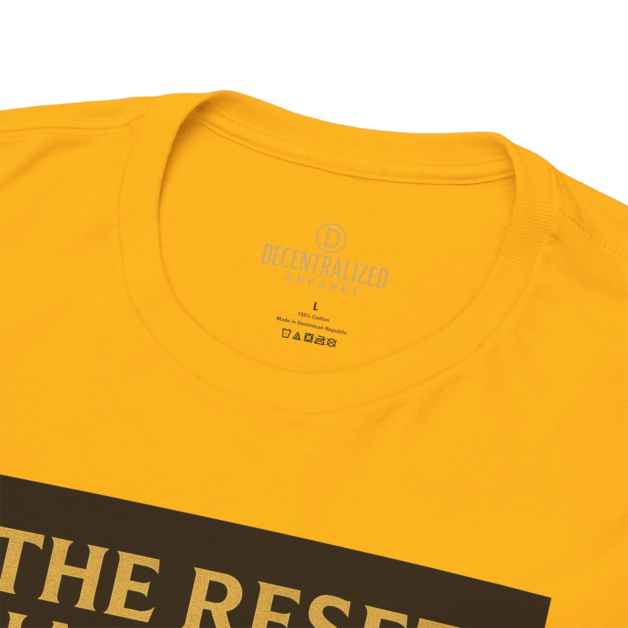 XRP Crypto Tee — "The Reset Has Begun" Bitcoin Alternative Shirt