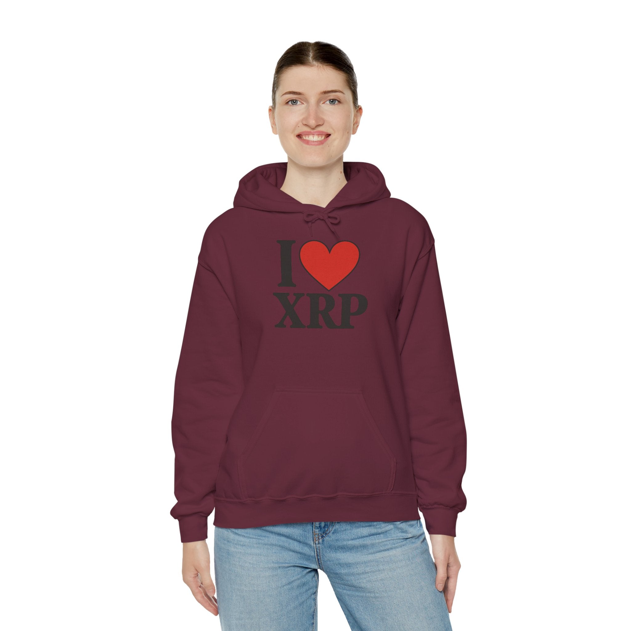 I  XRP Hoodie — Crypto Enthusiast Ripple Sweatshirt