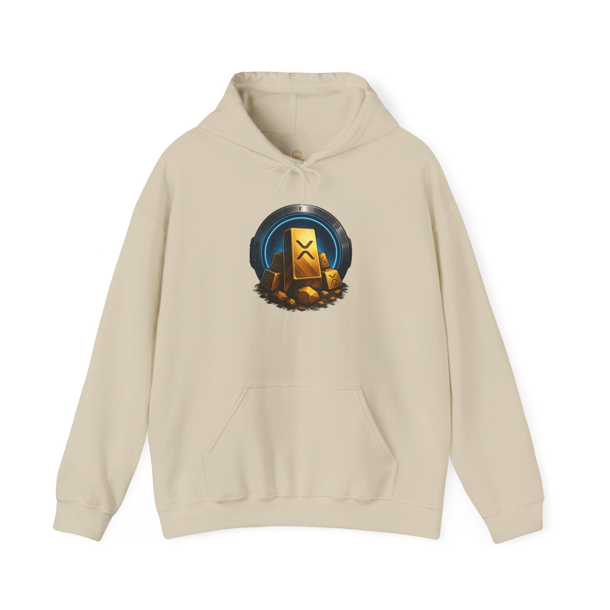 Gaming Treasure Hoodie — Gold Loot Chest Emblem