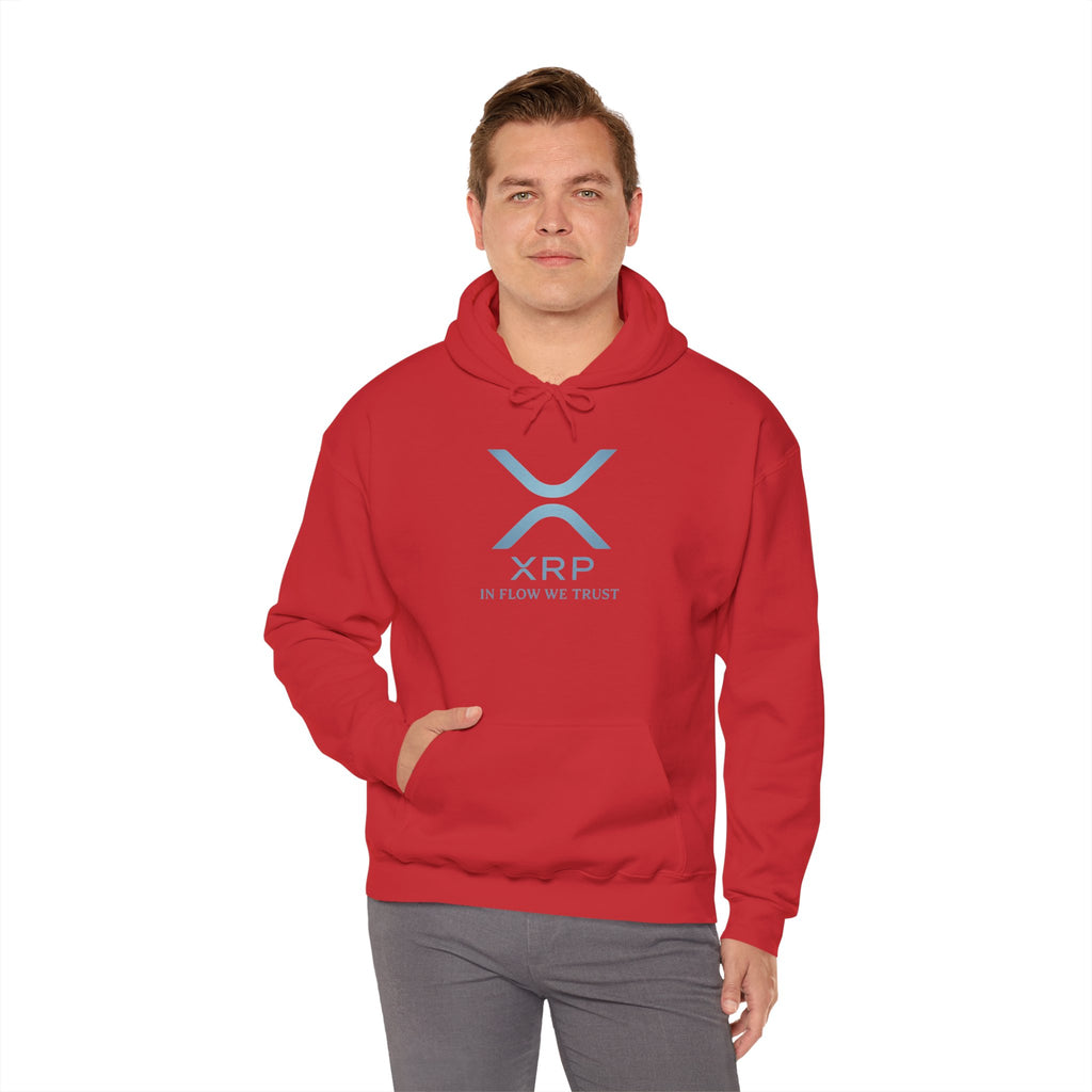 XRP Logo Hoodie – "In Flow We Trust" Crypto Sweatshirt