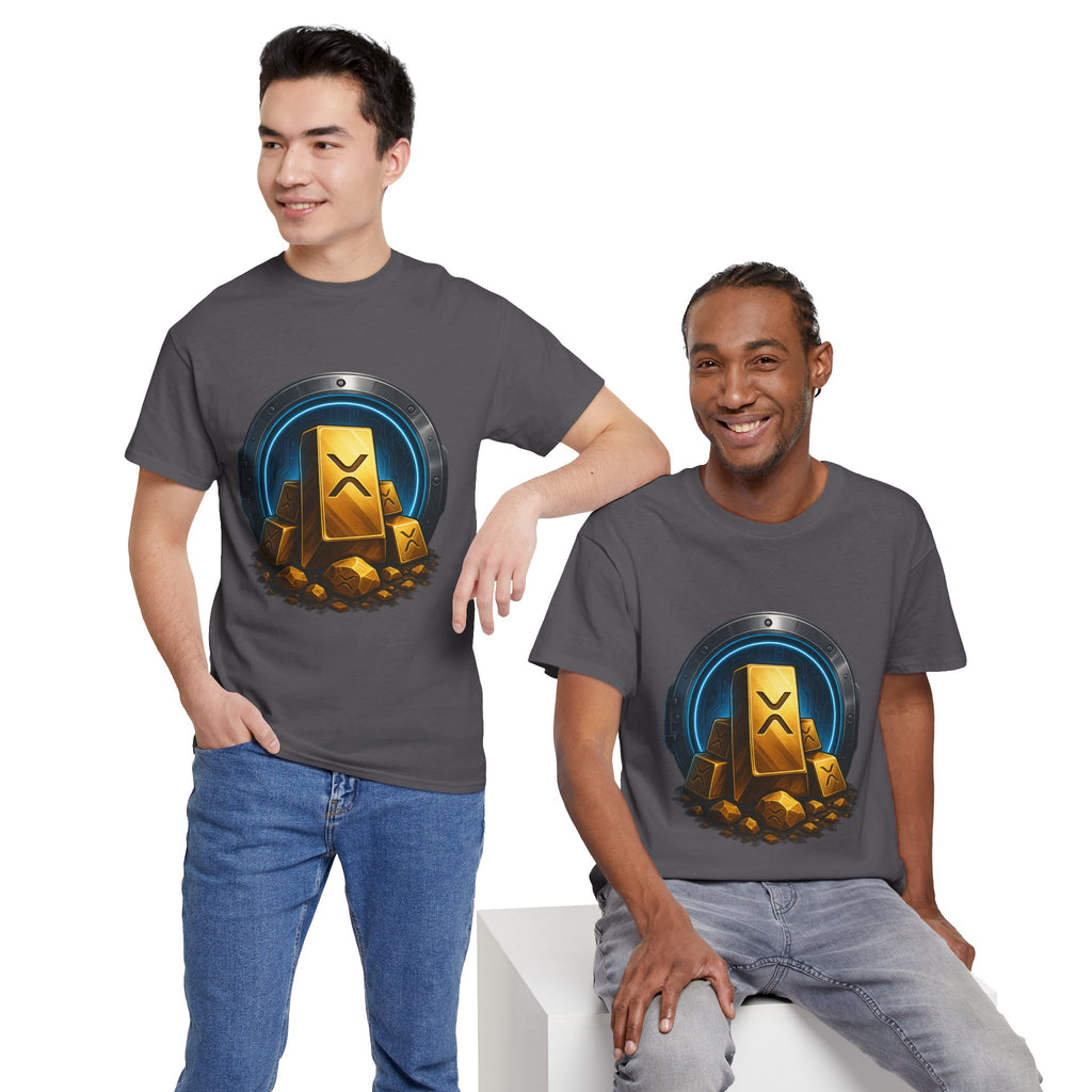 Crypto Gold Bars T-Shirt — Ripple (XRP) Stack Graphic Tee