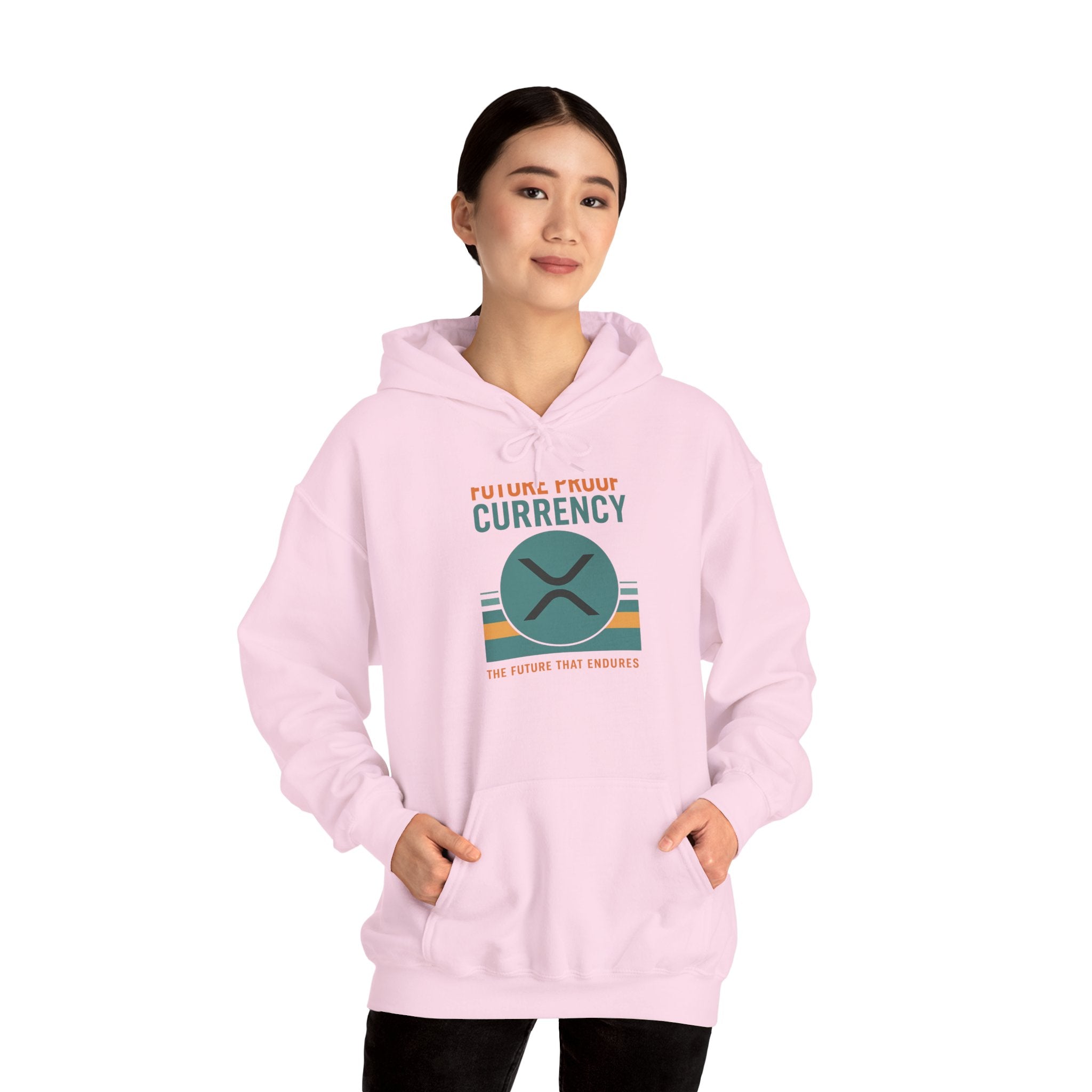 Ripple Crypto Hoodie – “Future Proof Currency” Retro Logo Sweatshirt