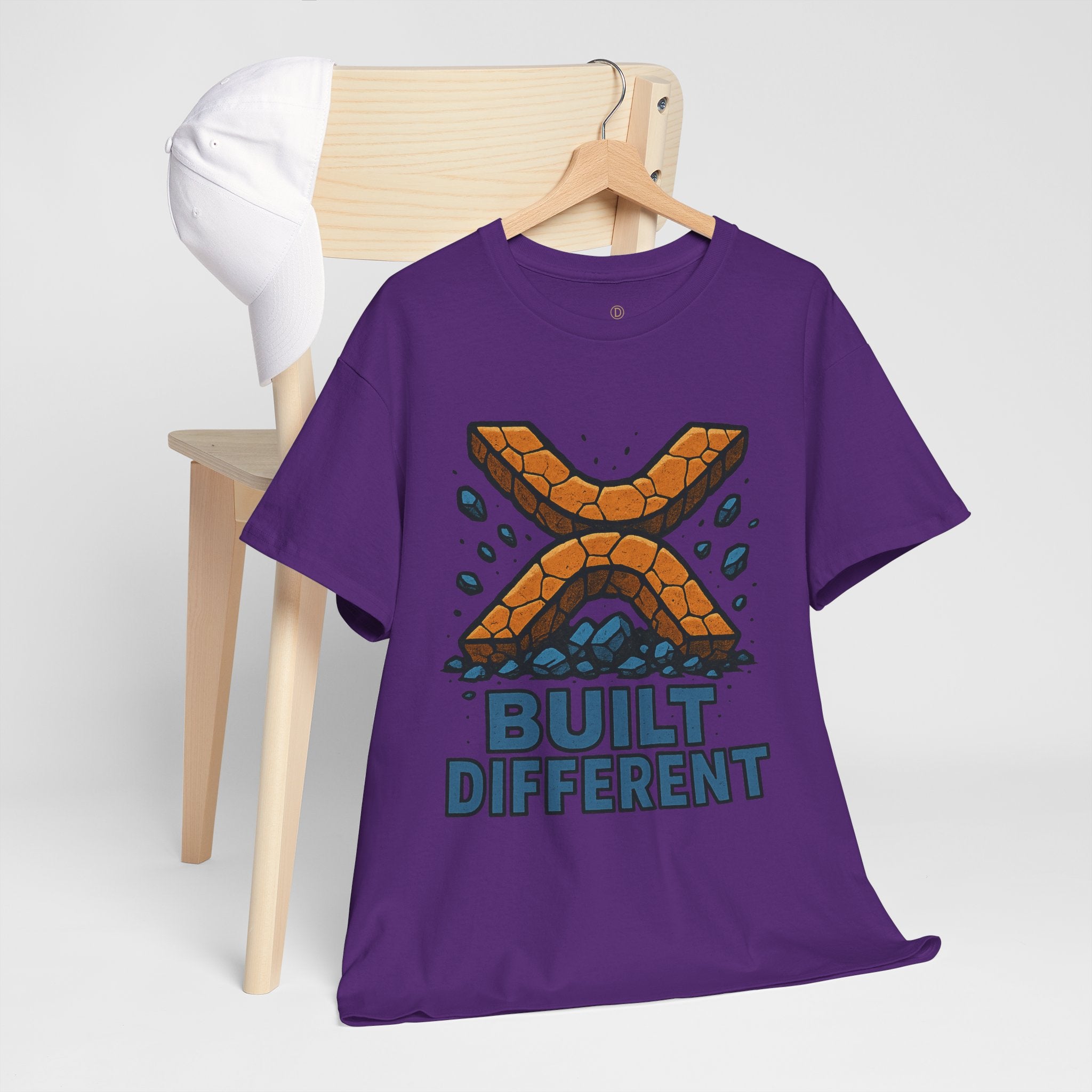 Built Different T-Shirt — Rugged Crypto X Design Tee