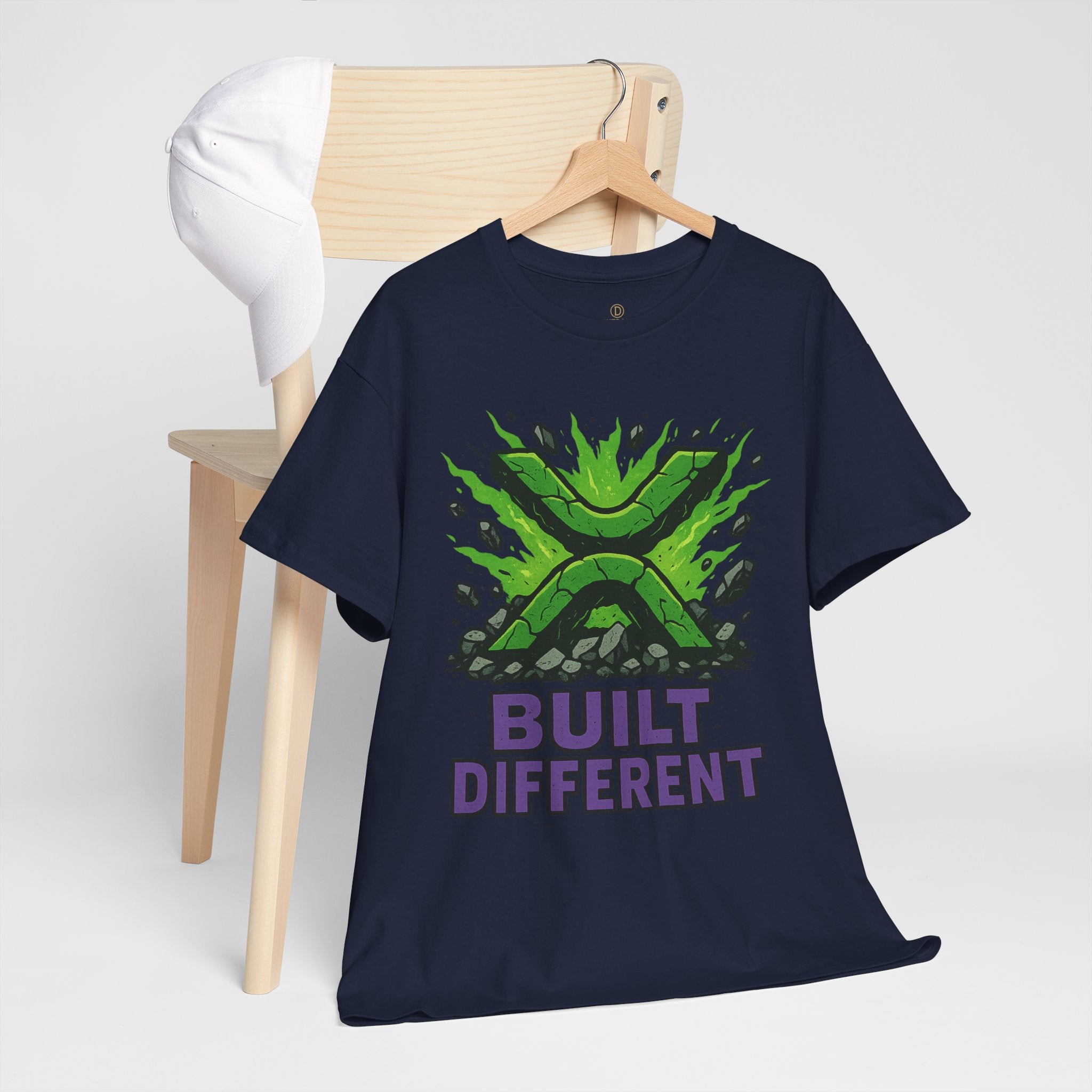 Built Different T-Shirt — Green Gamer Logo Tee
