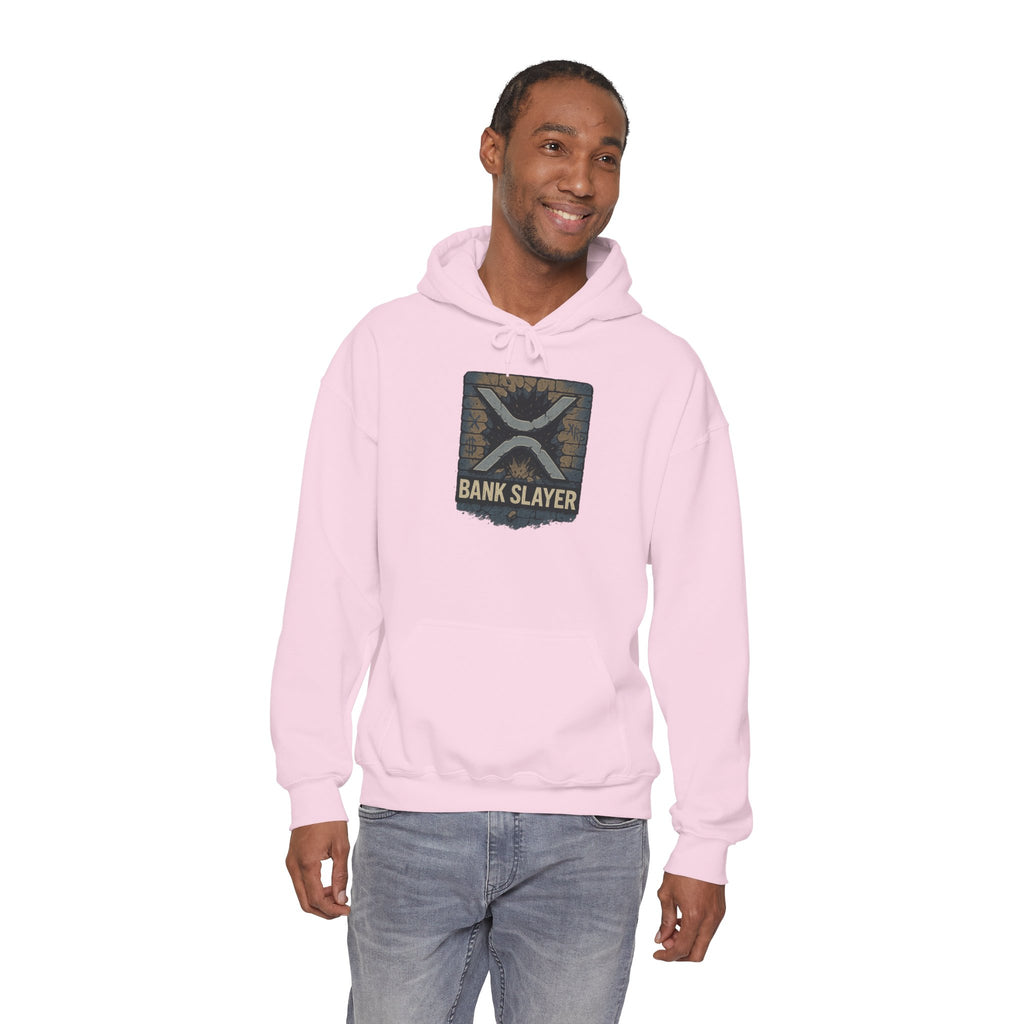 Bank Slayer Hoodie - Vintage Tactical Crest Graphic Sweatshirt