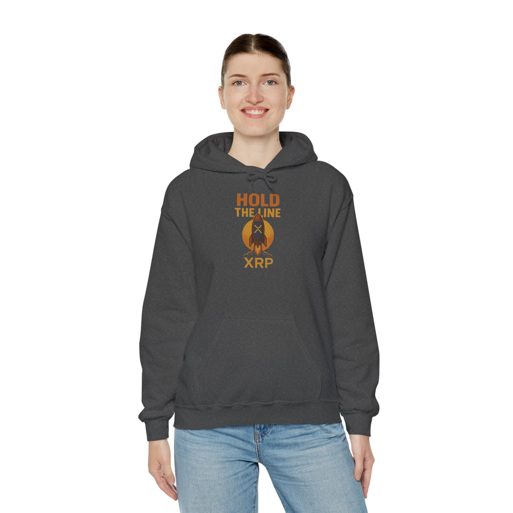 XRP 'Hold the Line' Hoodie — Crypto Supporter Sweatshirt