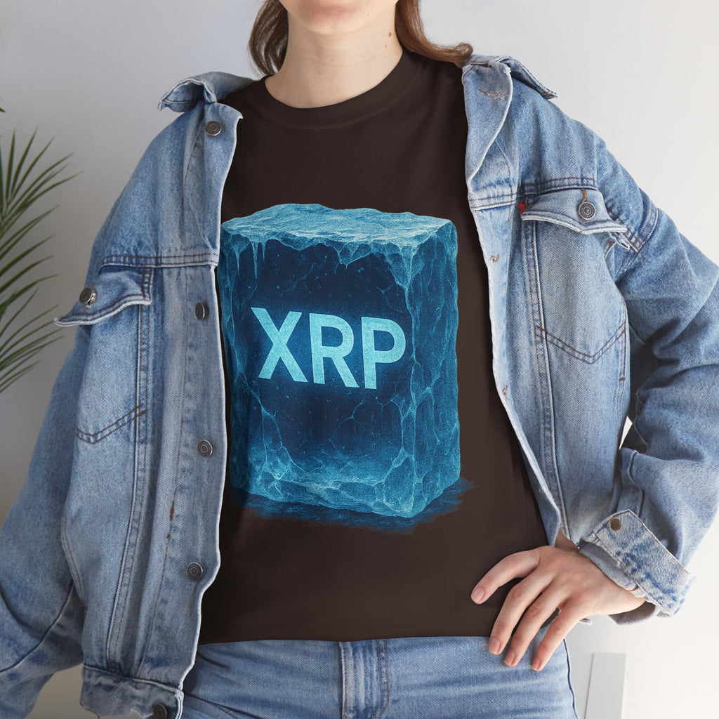 XRP Ice Block Tee — Crypto Ripple Logo T-Shirt