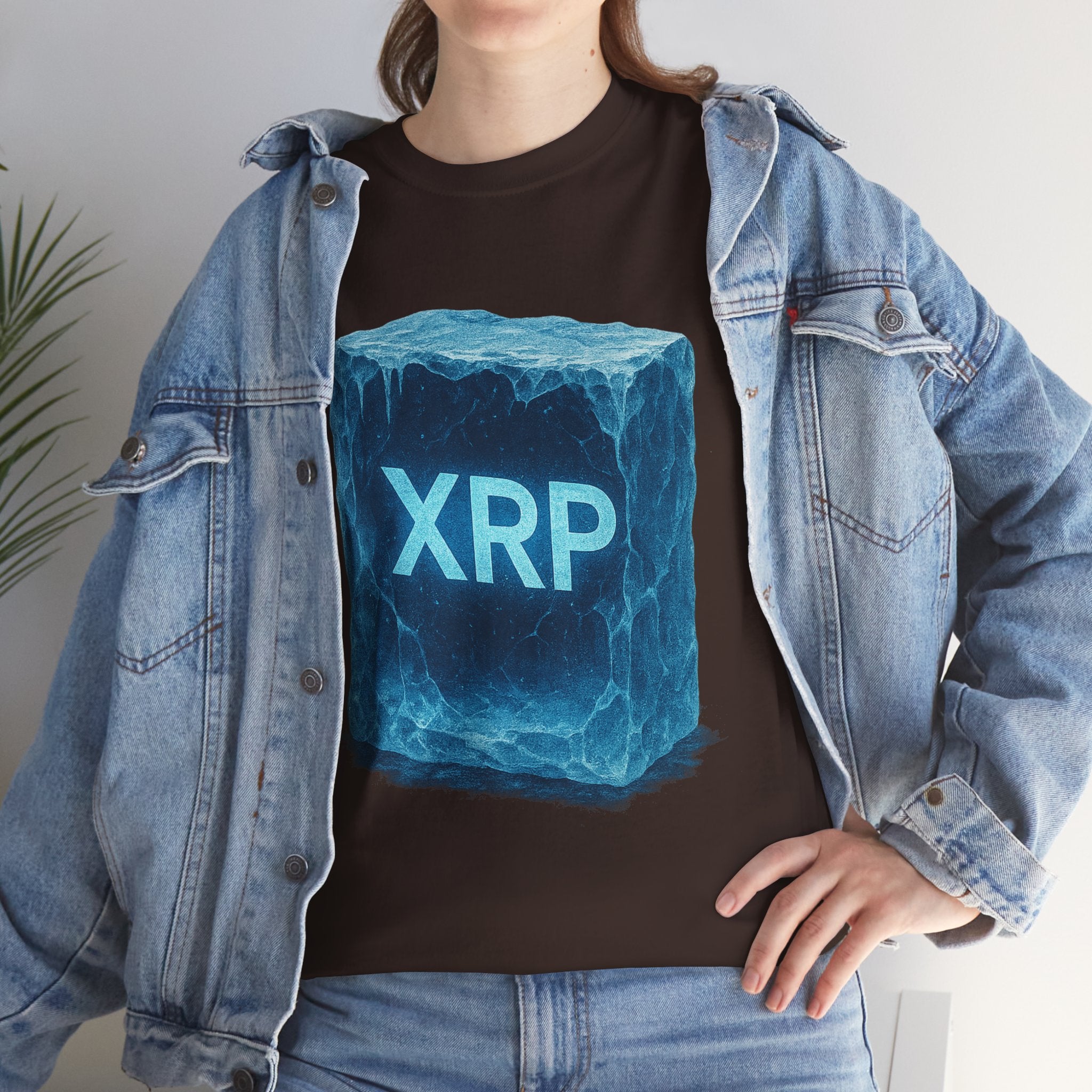 XRP Ice Block Tee — Crypto Ripple Logo T-Shirt