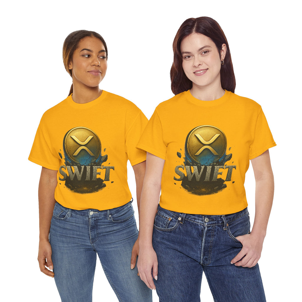 XRP Swift Cryptocurrency T‑Shirt — Ripple Coin Logo Graphic Tee