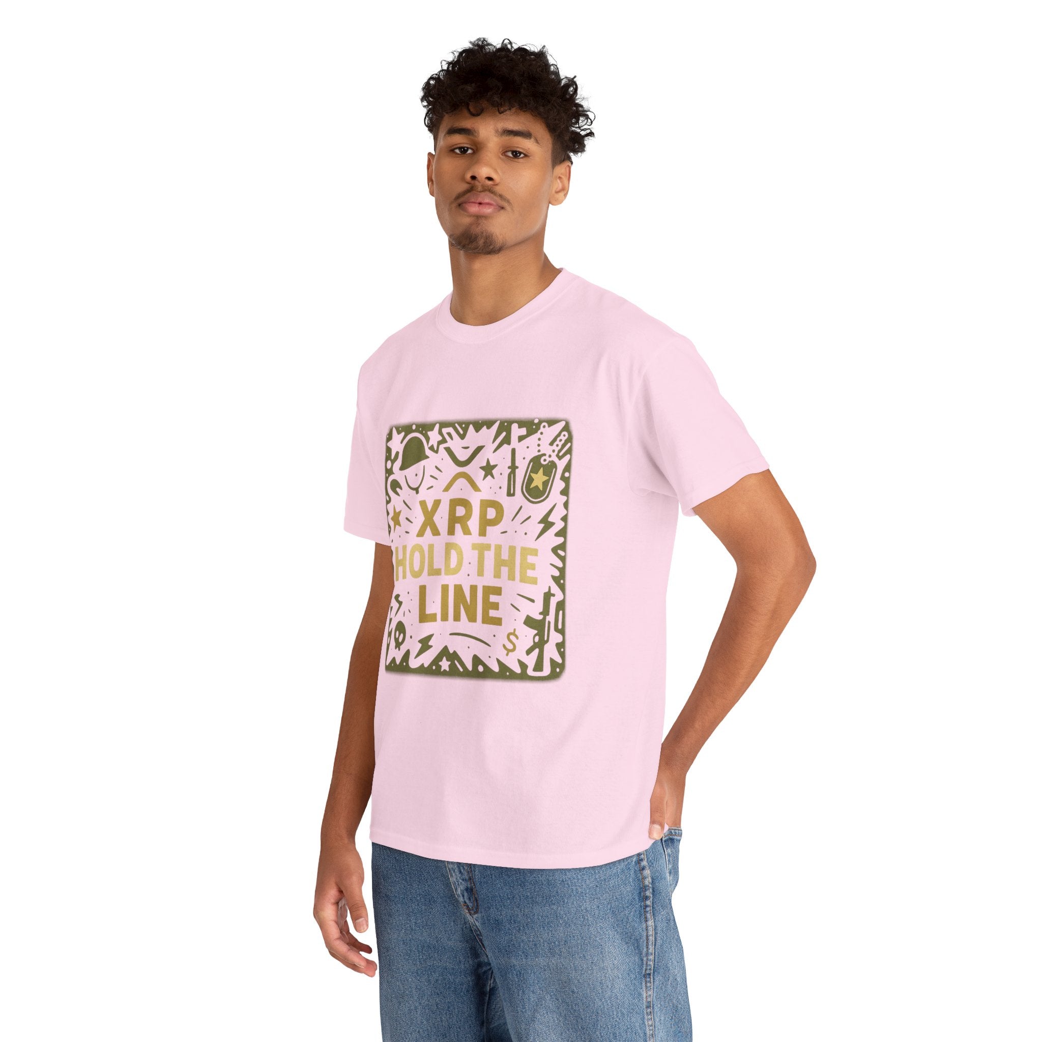 T-Shirt — XRP Hold The Line Crypto Graphic Tee