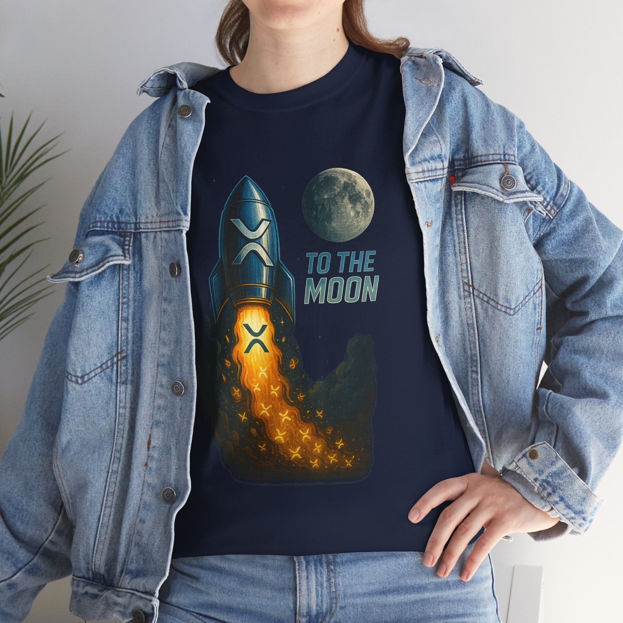 Rocket 'To the Moon' T-Shirt - Space Exploration Graphic Tee