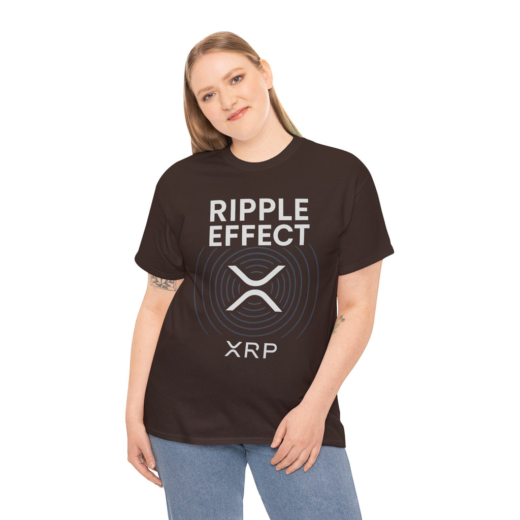 Ripple Effect XRP Tee — Minimal Cryptocurrency Logo T-Shirt