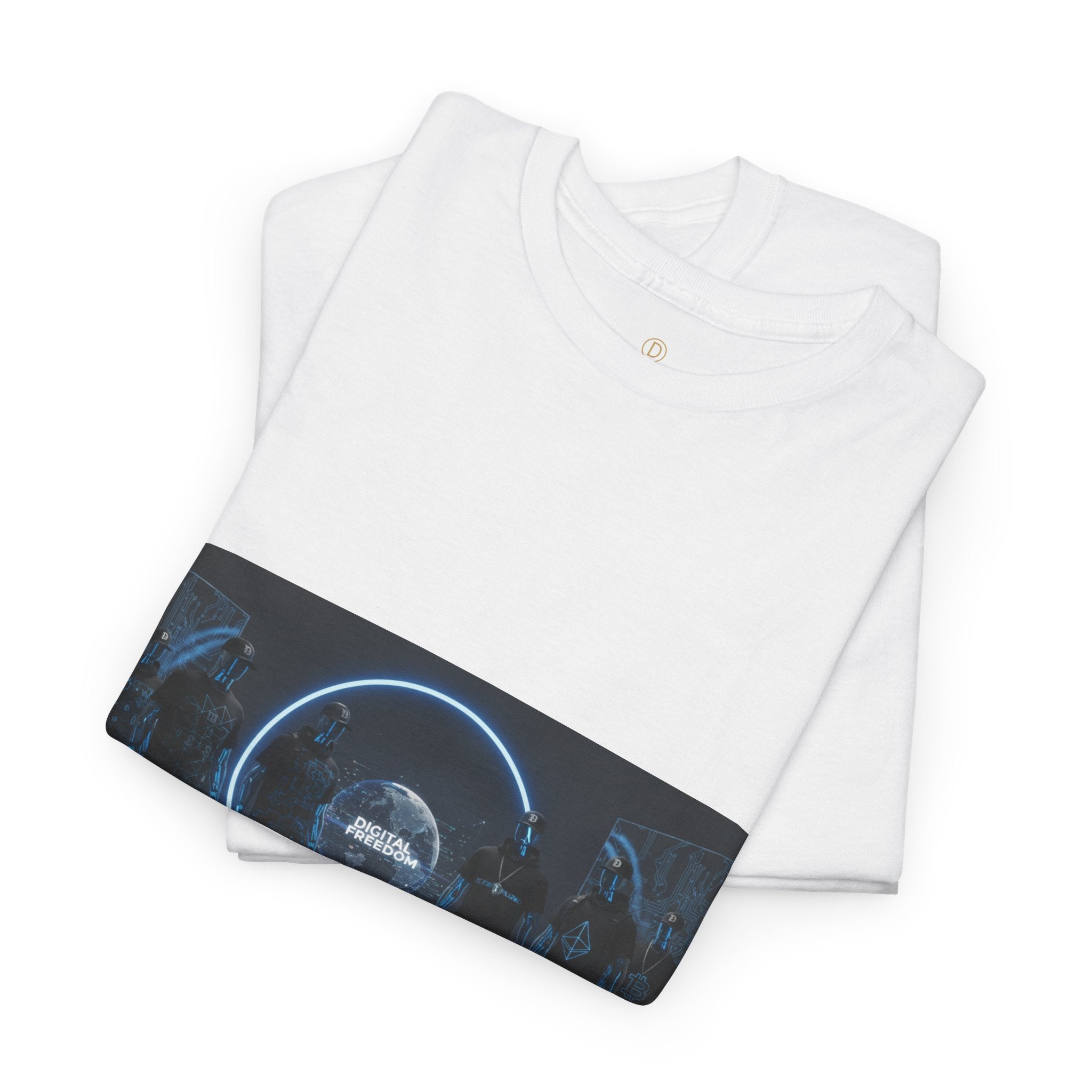 Sci‑Fi Portal Graphic Tee — Futuristic Neon Crew T-Shirt