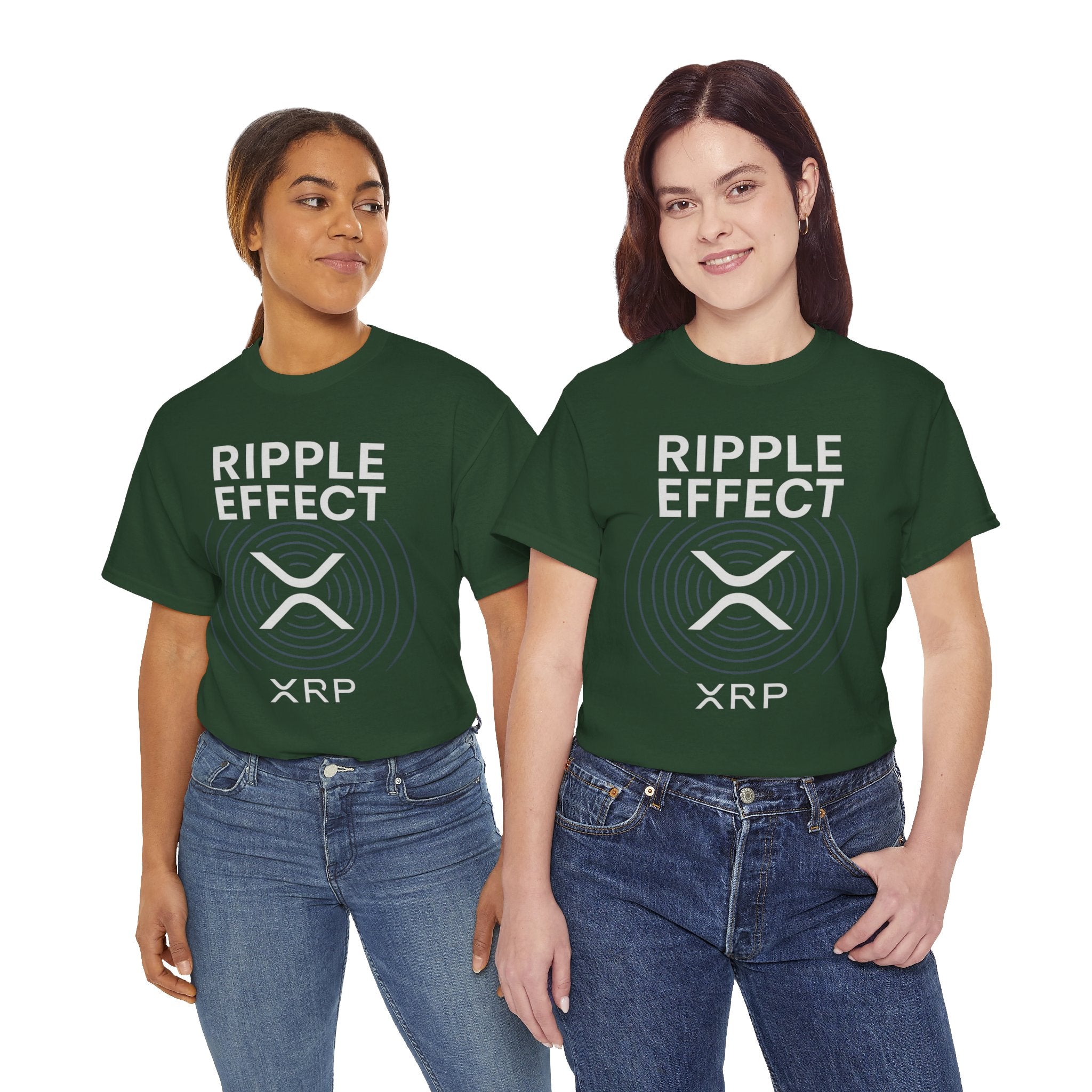 Ripple Effect XRP Tee — Minimal Cryptocurrency Logo T-Shirt