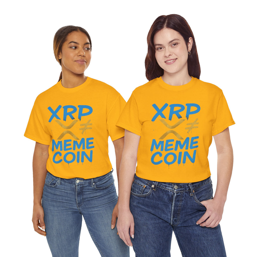 XRP ≠ Meme Coin T‑Shirt — Crypto Advocate Graphic Tee