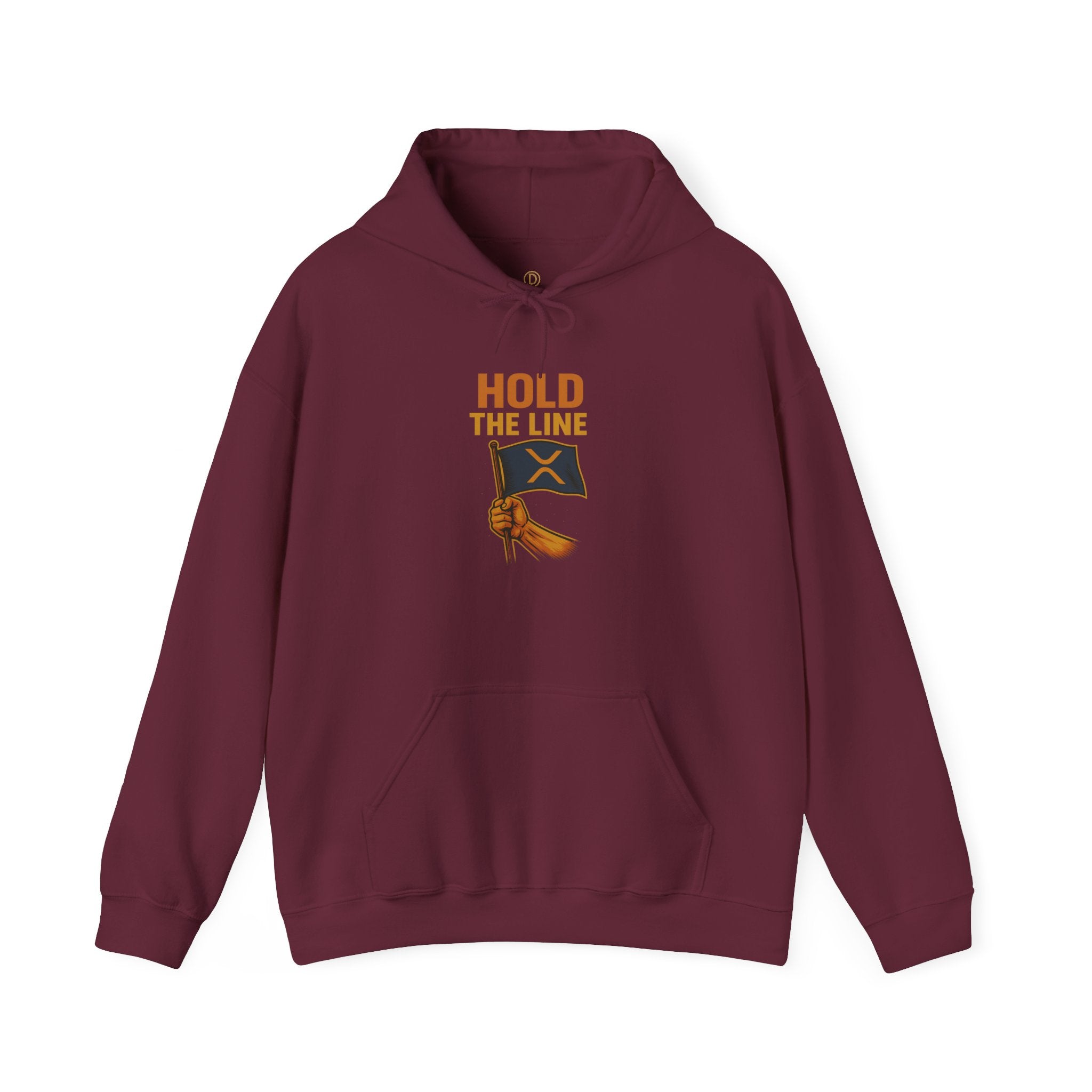 Hold The Line Hoodie — Flag & Fist Graphic Pullover