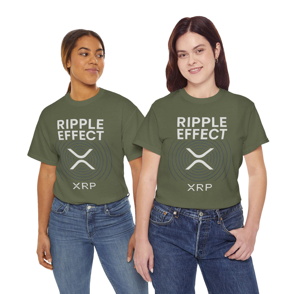 Ripple Effect XRP Tee — Minimal Cryptocurrency Logo T-Shirt