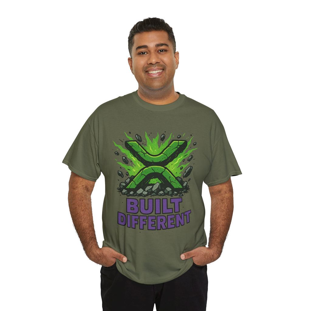 Built Different T-Shirt — Green Gamer Logo Tee