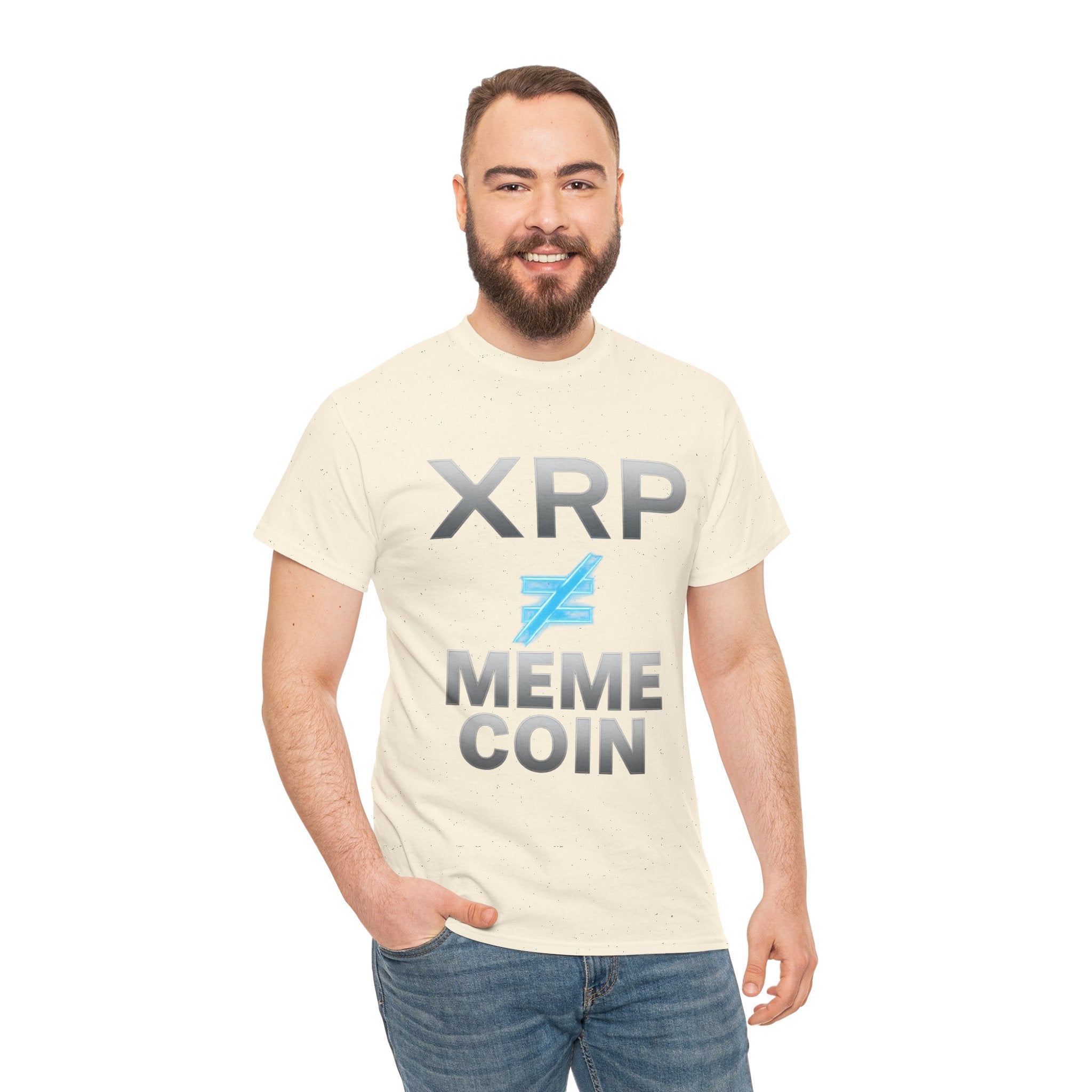 XRP ≠ Meme Coin T-Shirt — Crypto Investor Statement Tee