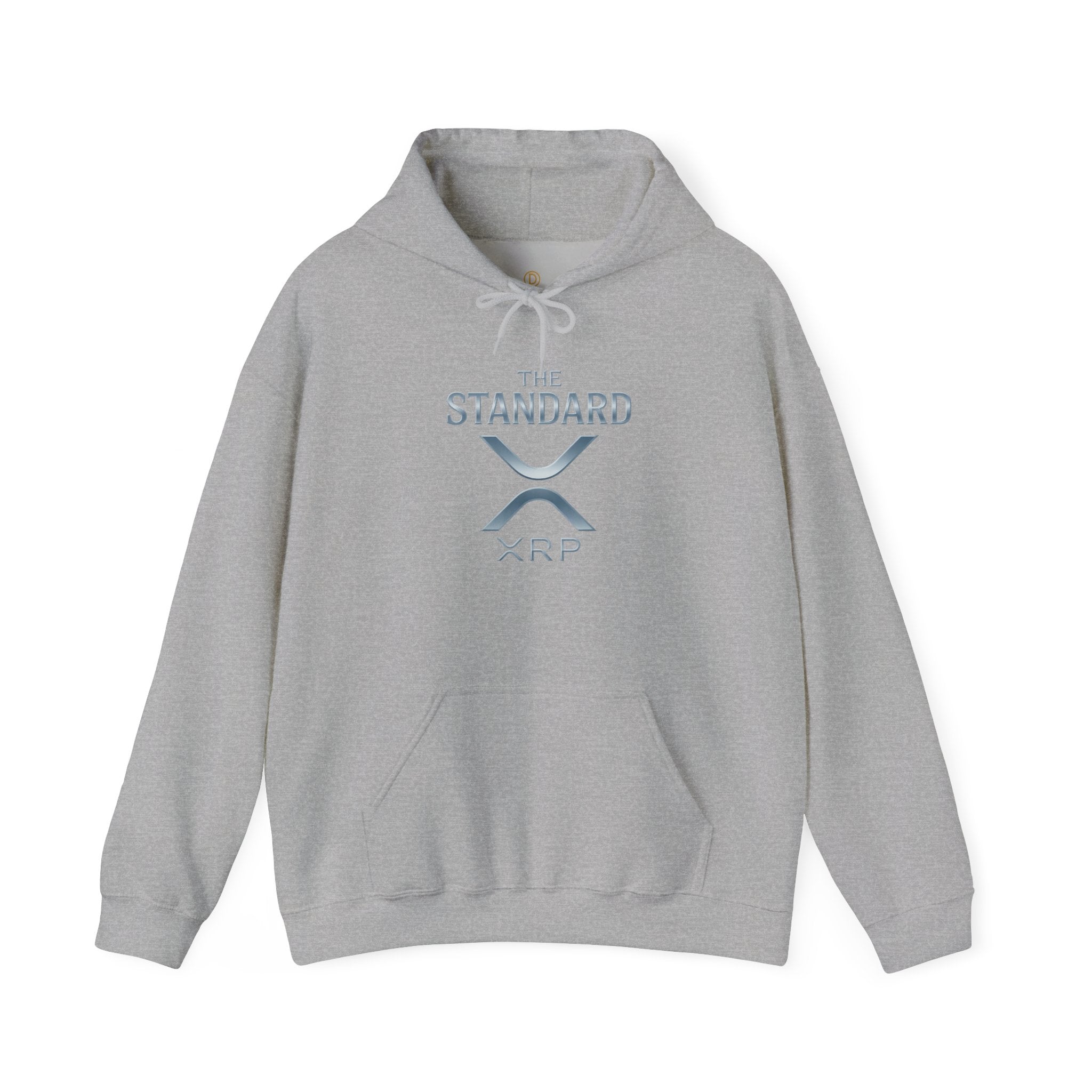XRP 'The Standard' Logo Hoodie — Crypto Casual Pullover