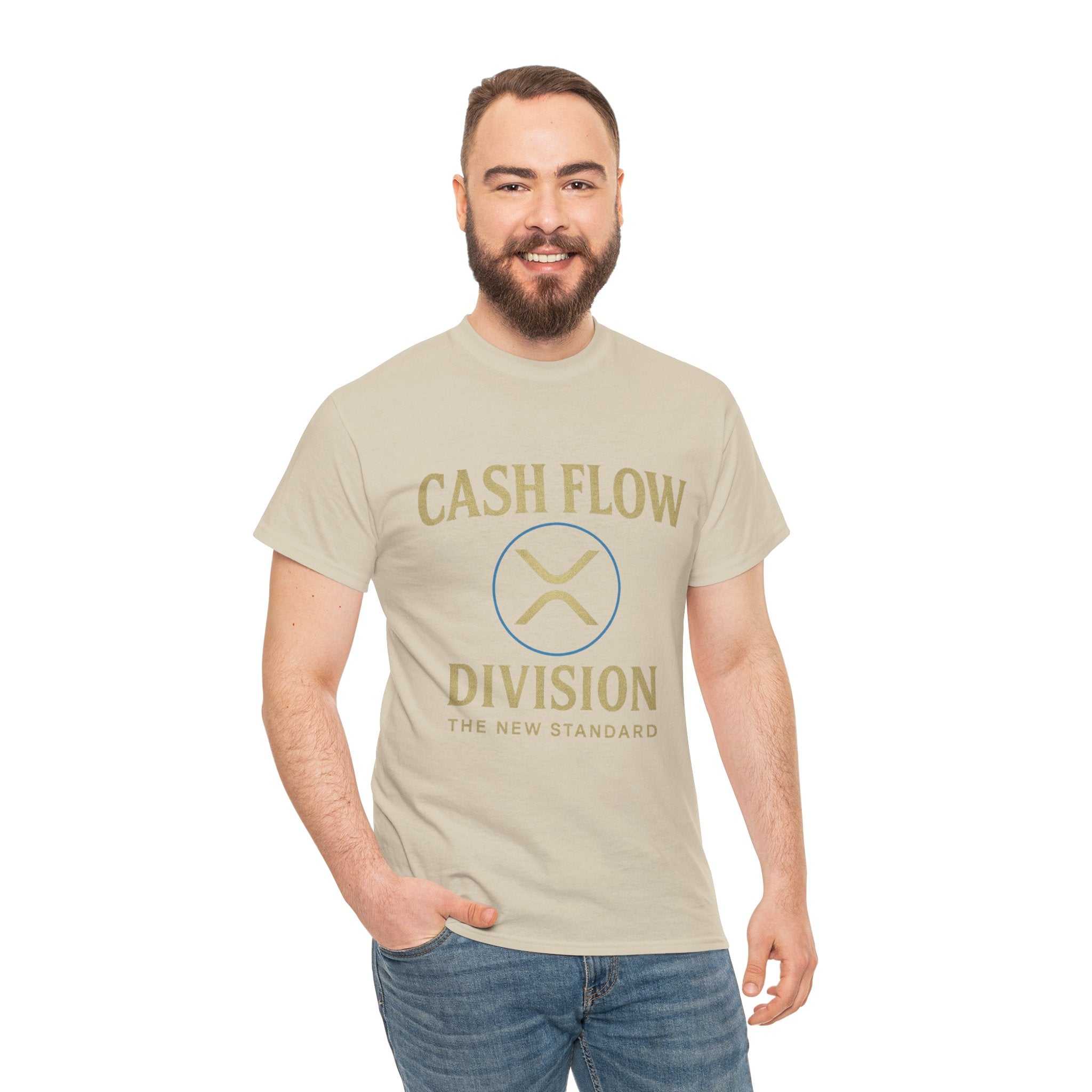 Cash Flow Division Tee — "The New Standard" Graphic T-Shirt