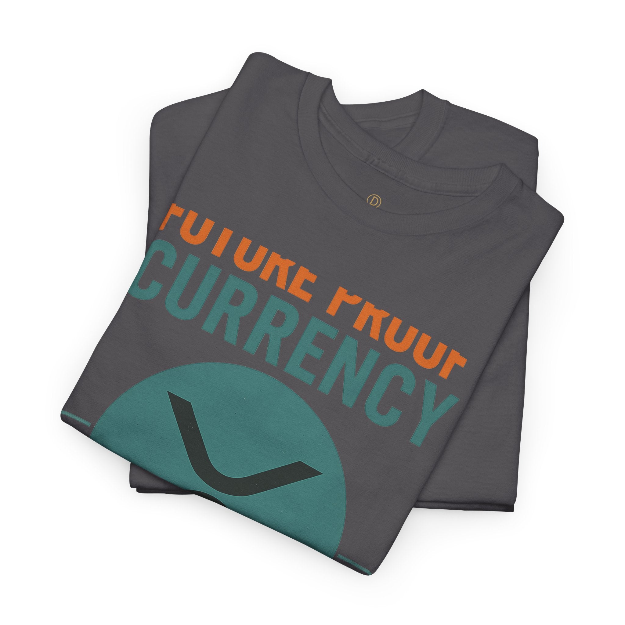 RIPPLE XRP 'Future Proof Currency' Graphic Tee — Crypto Retro Logo Shirt