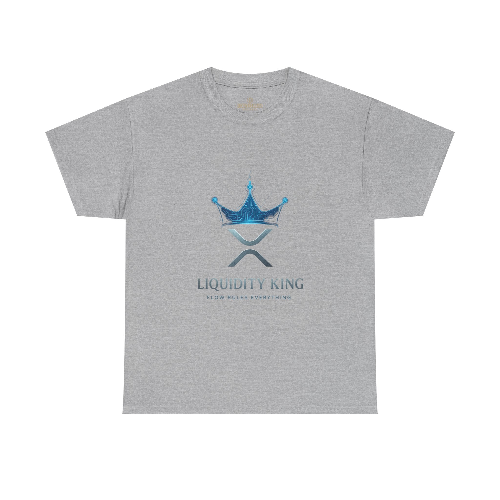 RIPPLE Liquidity King T-Shirt — Crypto XRP Crown Tee