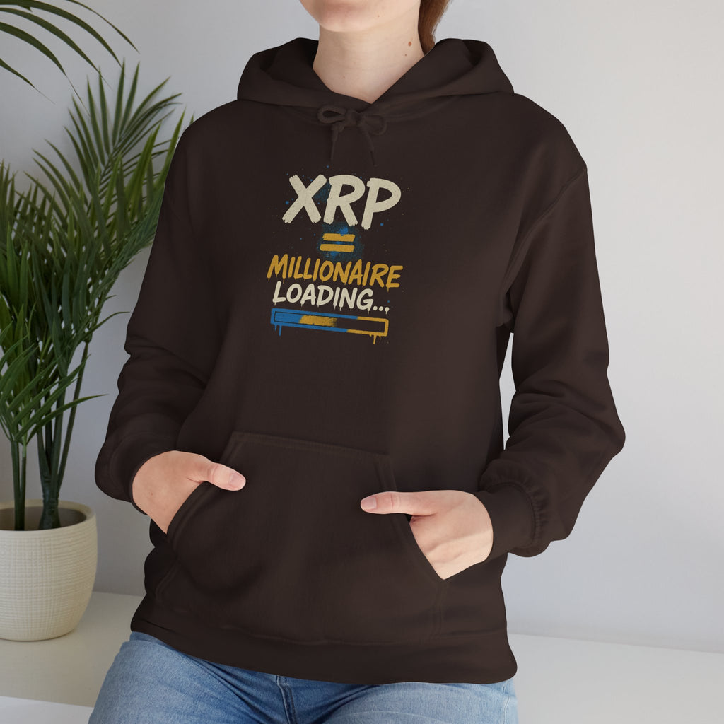 XRP "Millionaire Loading" Hoodie - Crypto Investor Sweatshirt