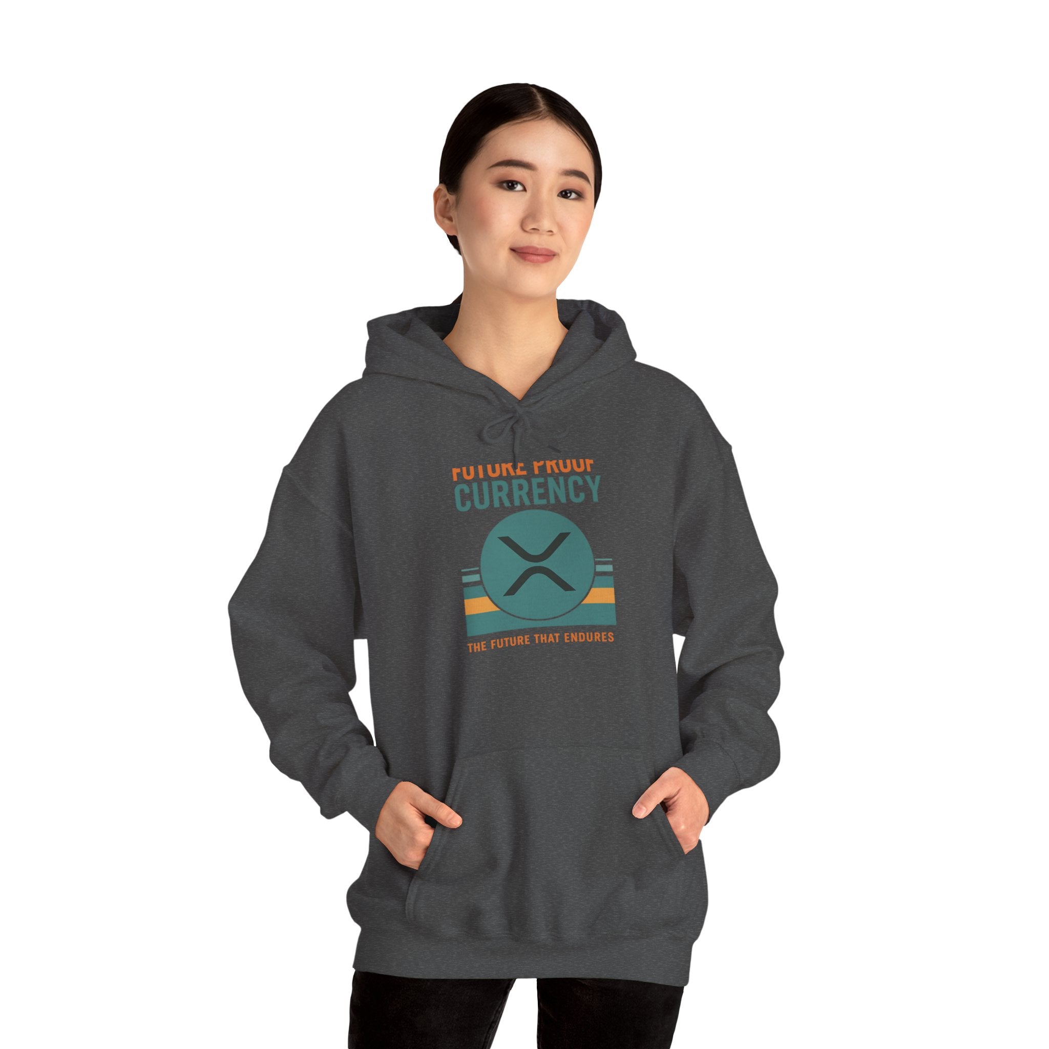 Ripple Crypto Hoodie – “Future Proof Currency” Retro Logo Sweatshirt
