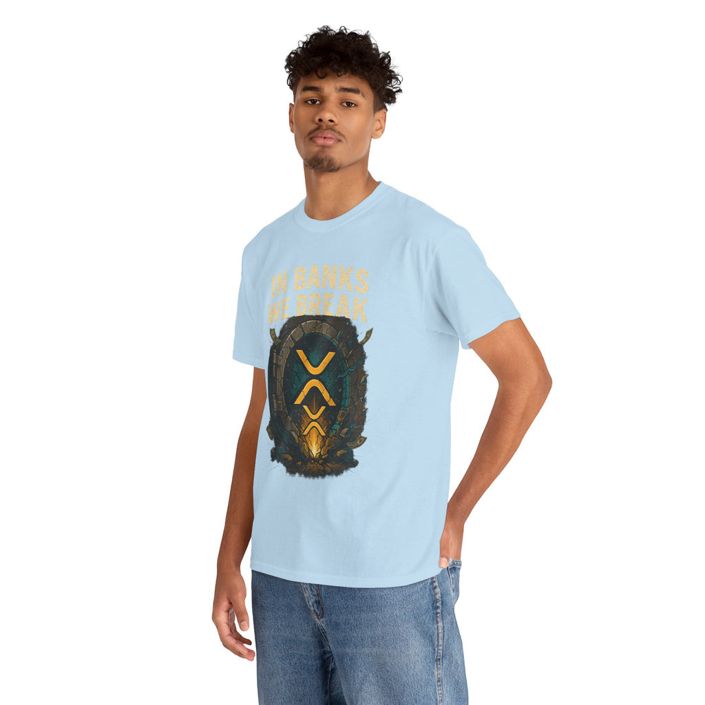 In Banks We Break XRP Crypto Graphic Tee