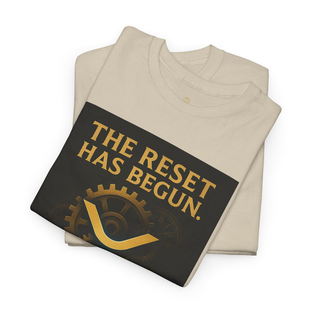 XRP Crypto Tee — "The Reset Has Begun" Bitcoin Alternative Shirt