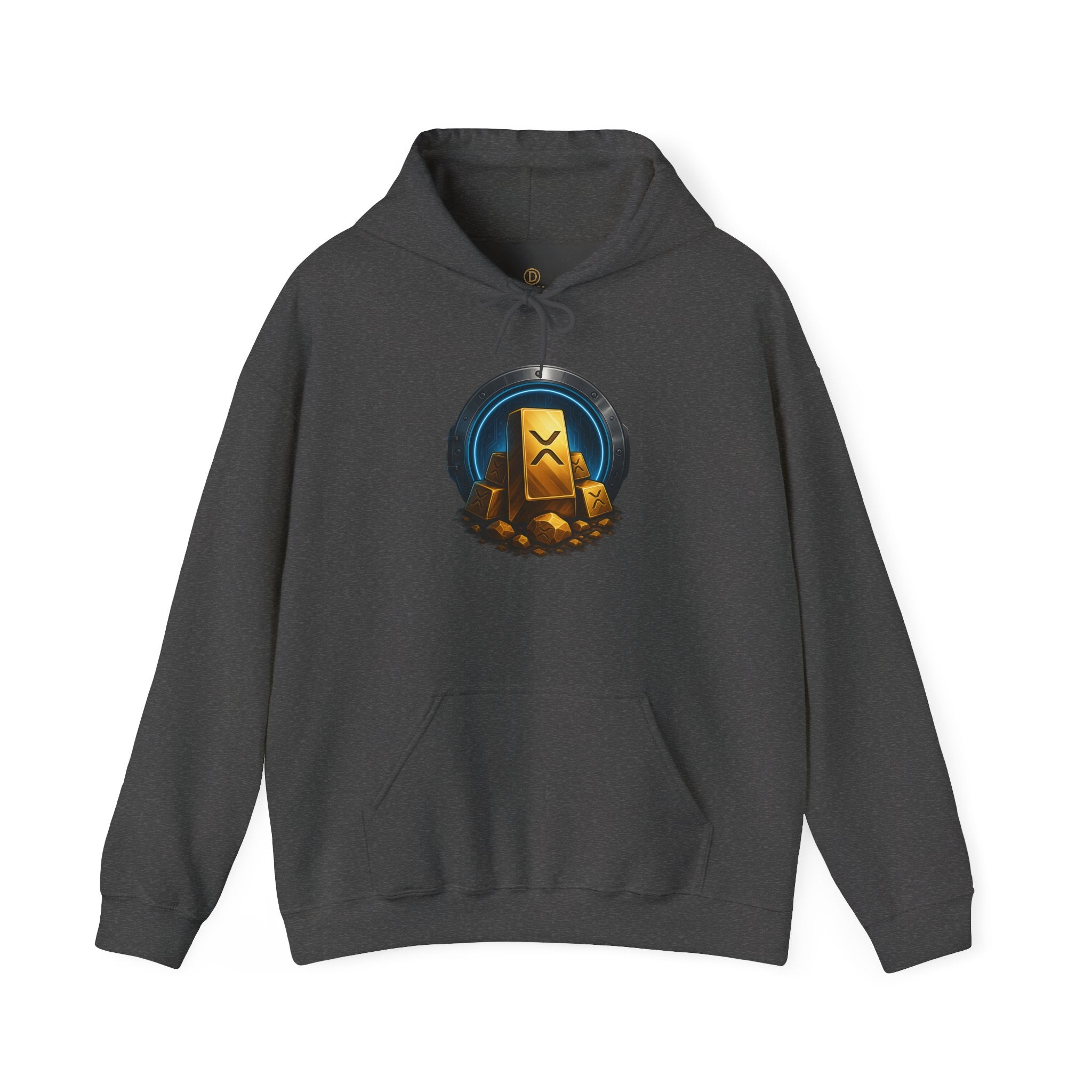 Gaming Treasure Hoodie — Gold Loot Chest Emblem