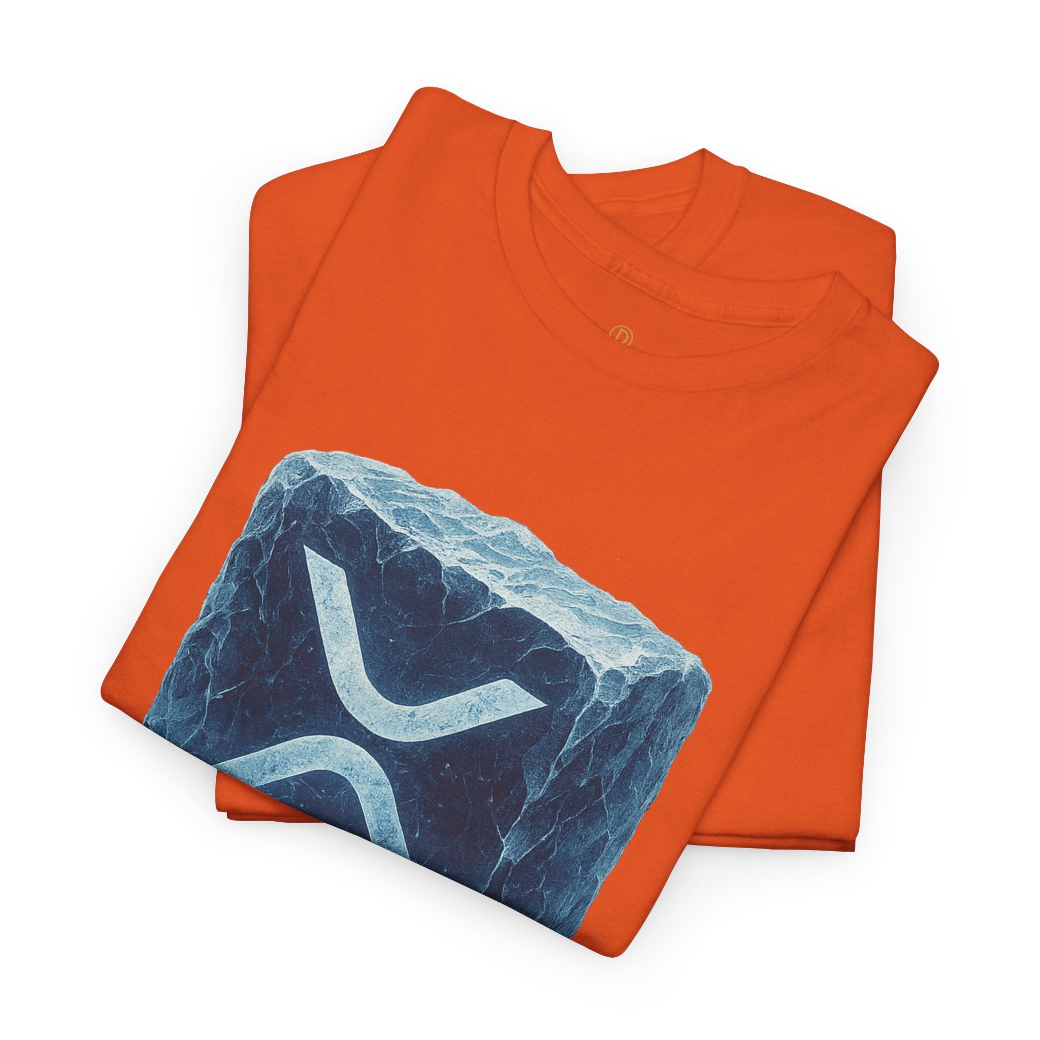 Cold Flow Ripple Logo T‑Shirt — 'Cold Flow: Built Different' Ice Cube Design